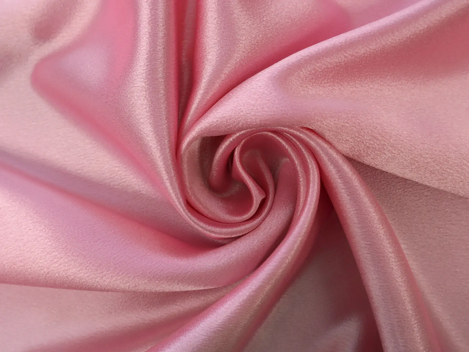 Polyester Crepe Back Satin in Paris Pink