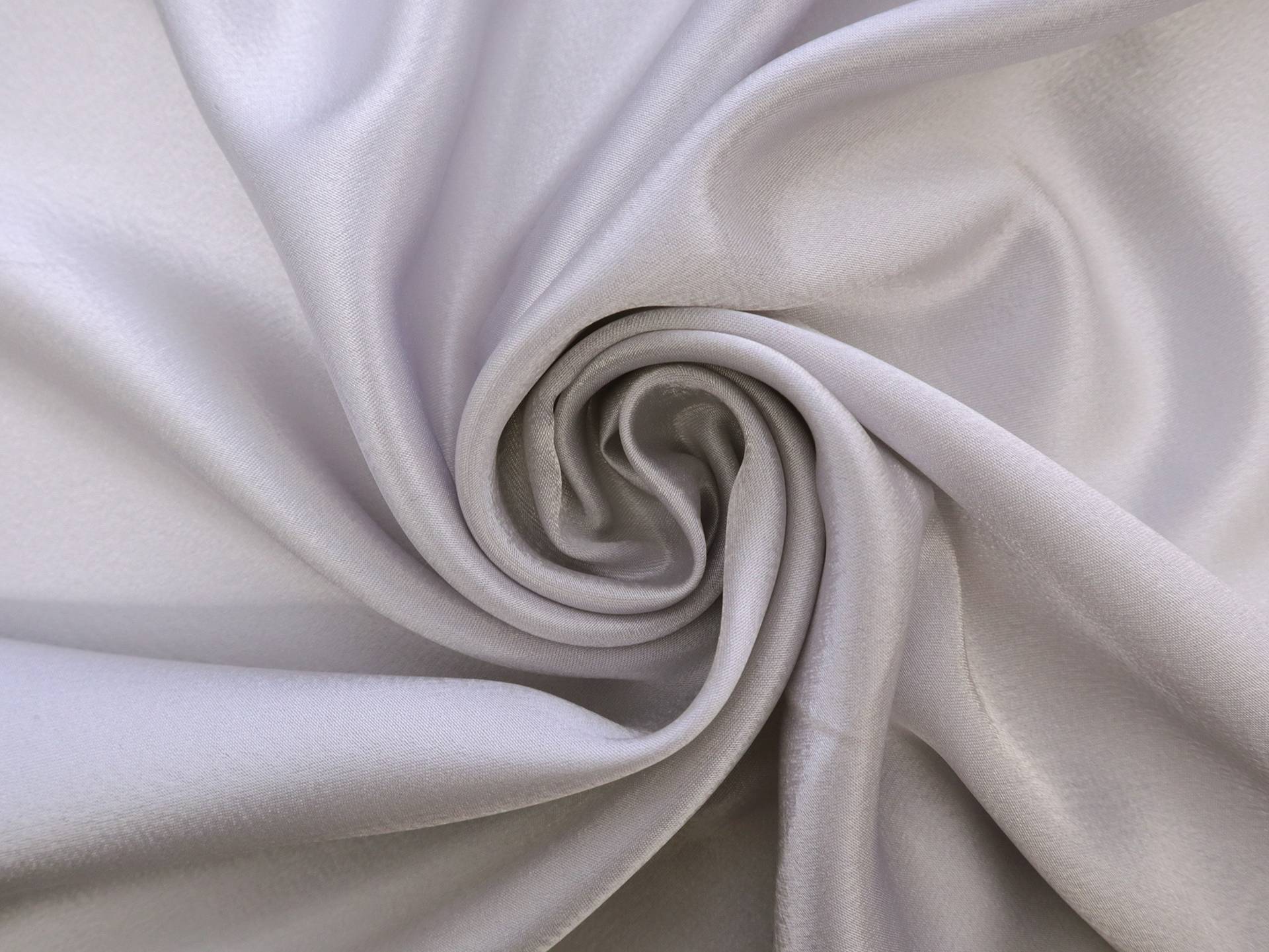 Polyester Crepe Back Satin in Silver