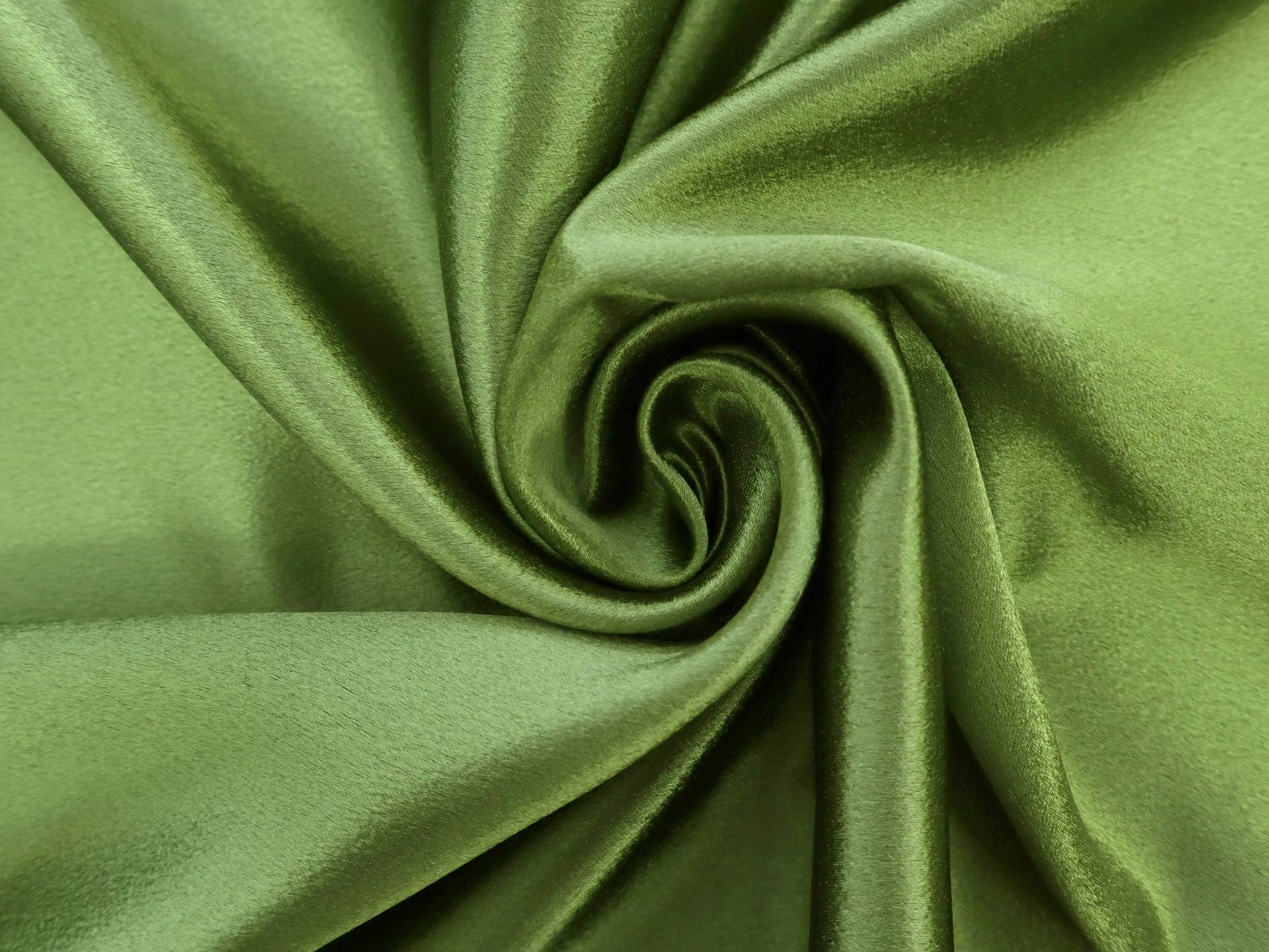 Polyester Crepe Back Satin in Olive