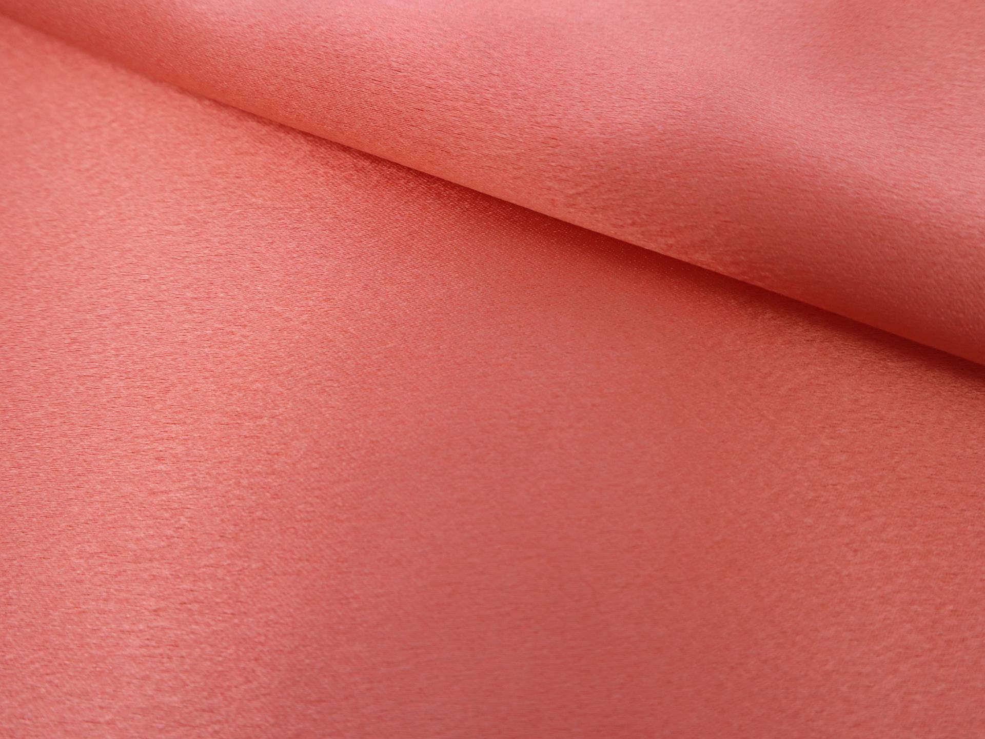 Polyester Crepe Back Satin in Coral
