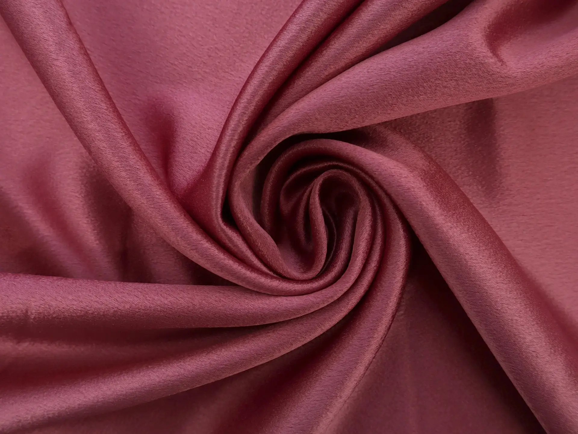 Polyester Crepe Back Satin in Cranberry