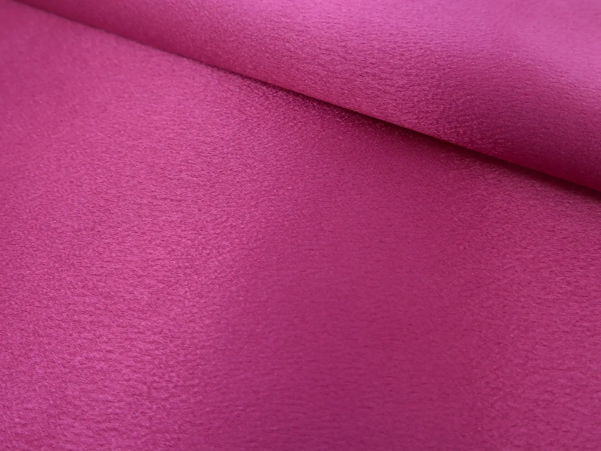 Polyester Crepe Back Satin in Fuchsia 