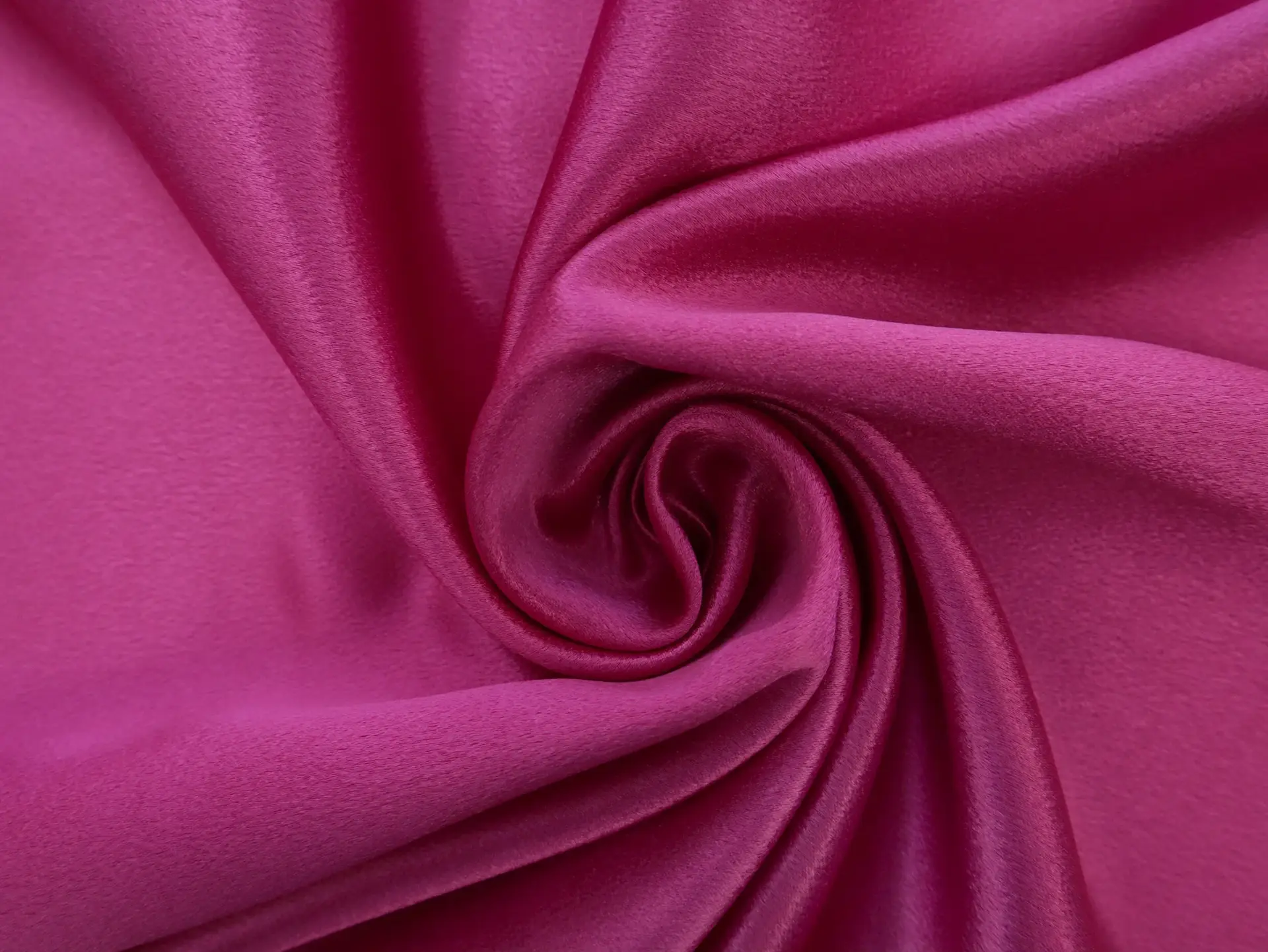 Polyester Crepe Back Satin in Fuchsia 