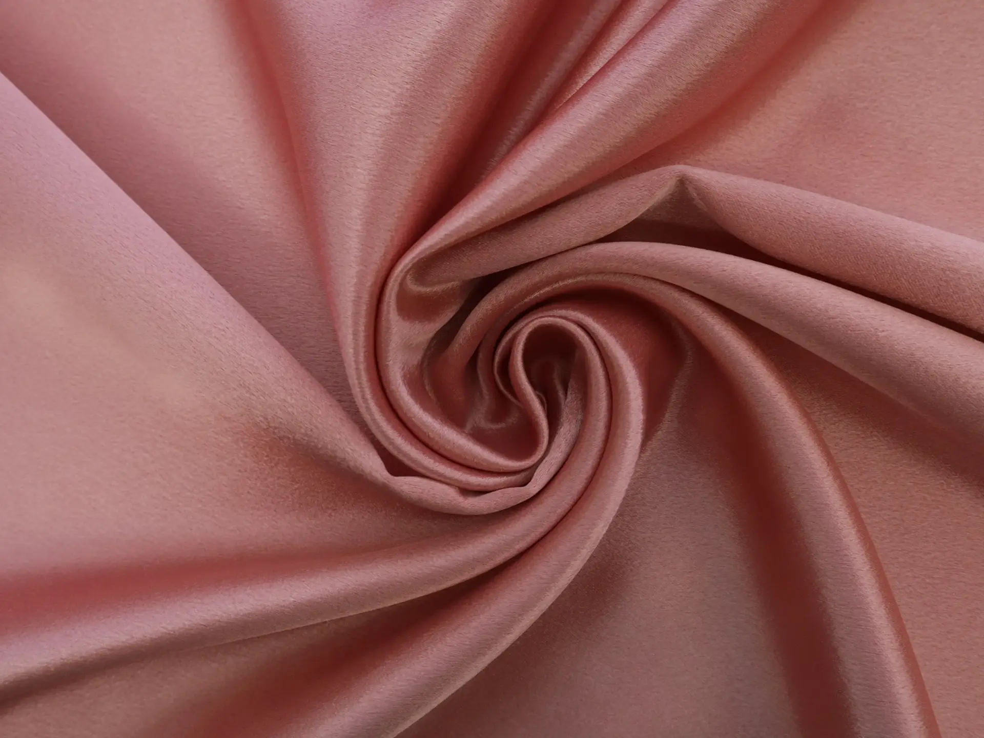 Polyester Crepe Back Satin in Dusty Pink