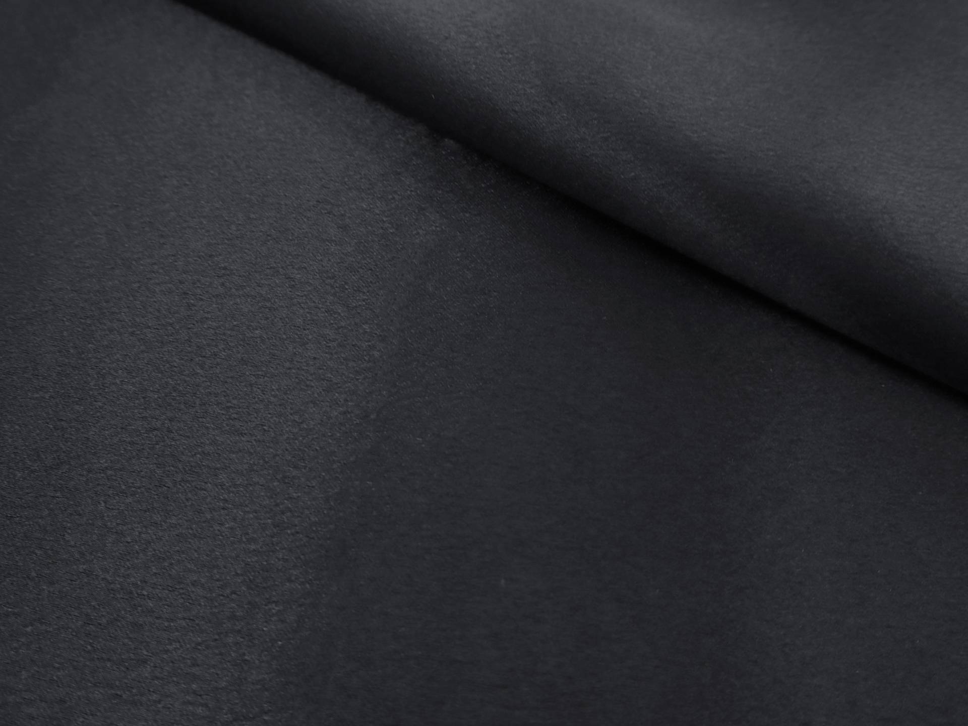 Polyester Crepe Back Satin in Black