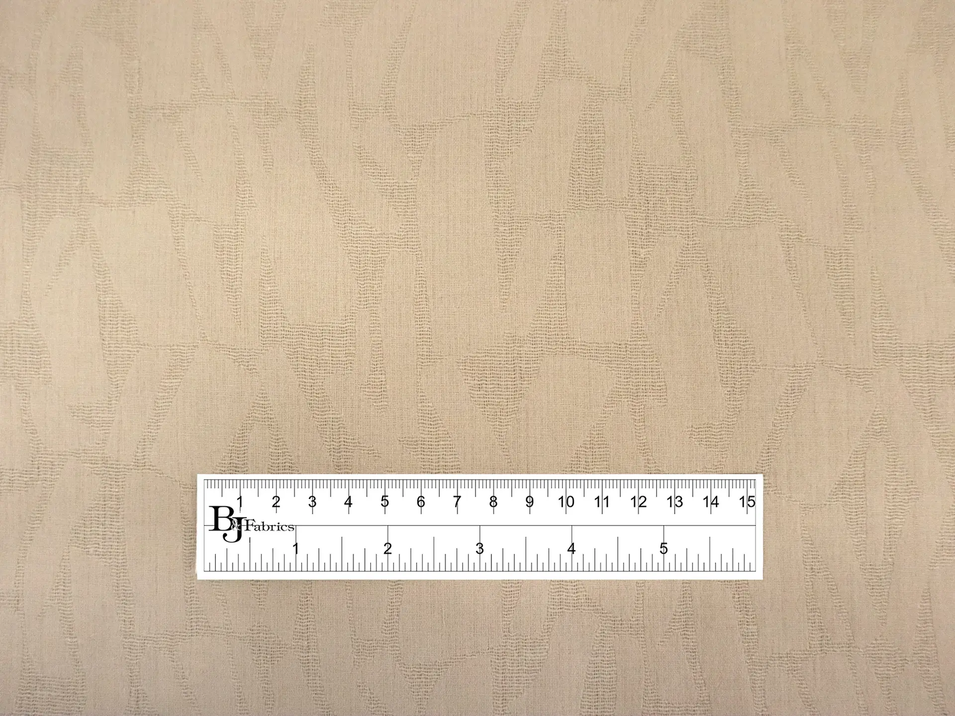 Cotton Blend Doublefaced Brocade in Natural