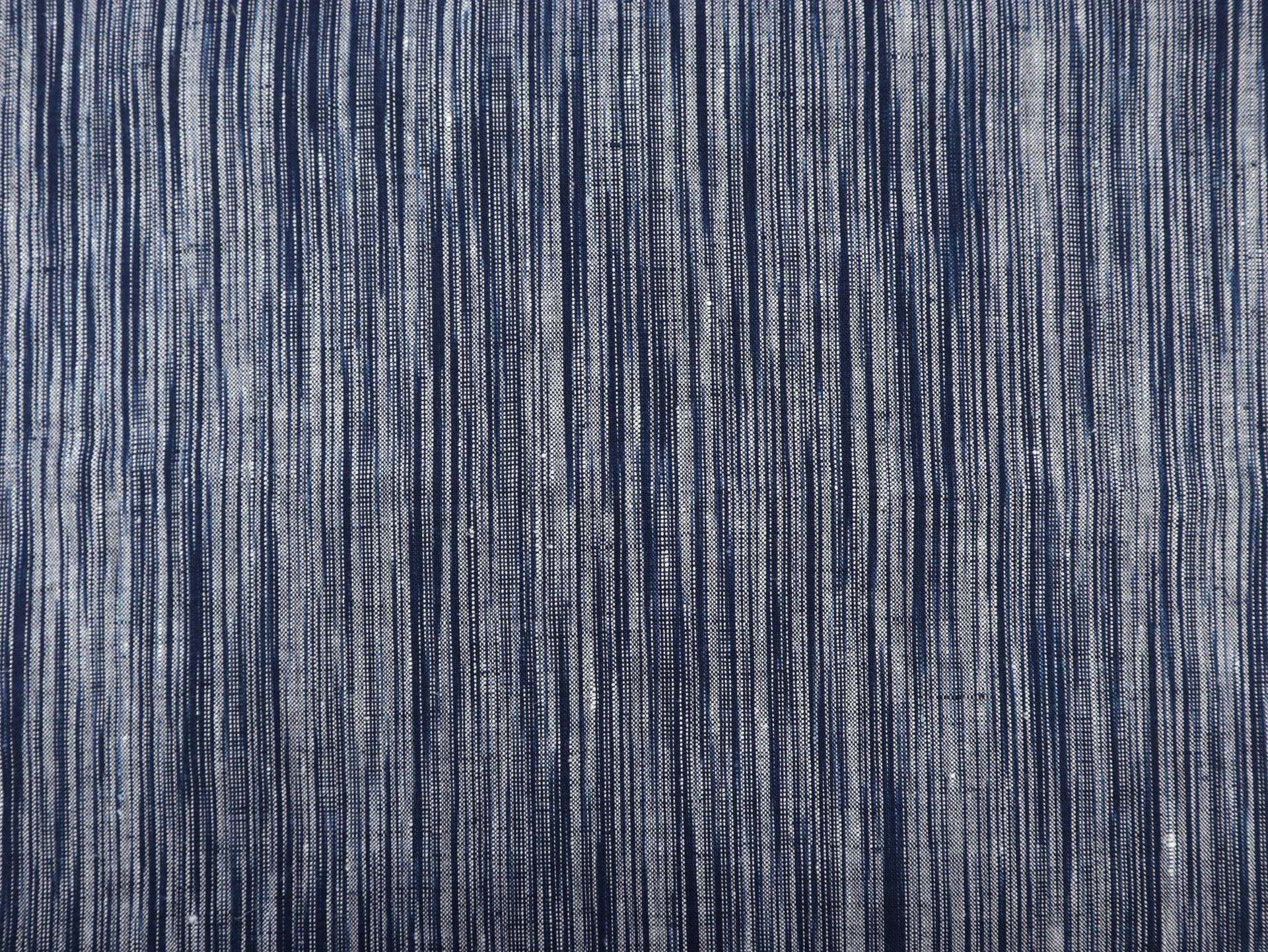 Woven Linen Novelty Stripe in Zenith Blue