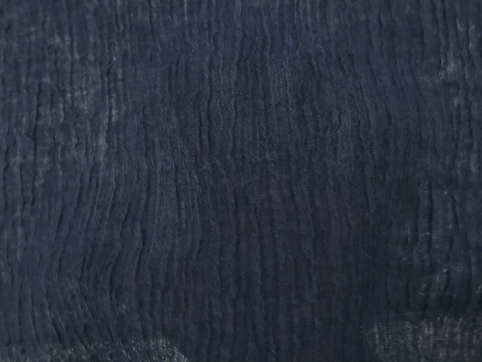 Crinkled Linen Gauze in Navy