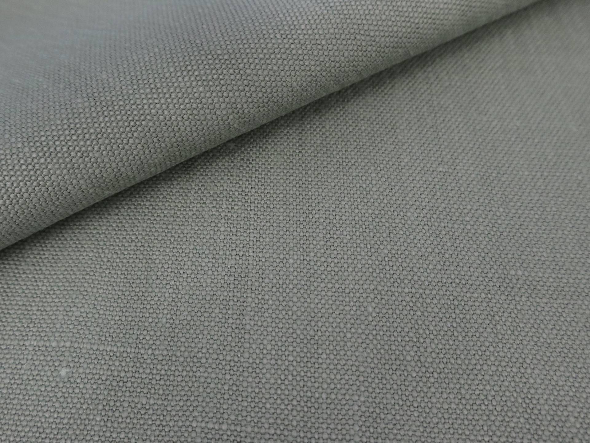 Belgian Stain Resistant Upholstery Linen in Almond Green