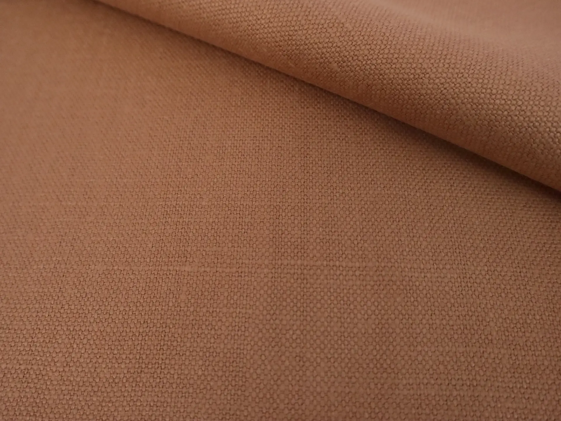 Belgian Stain Resistant Upholstery Linen in Topaz