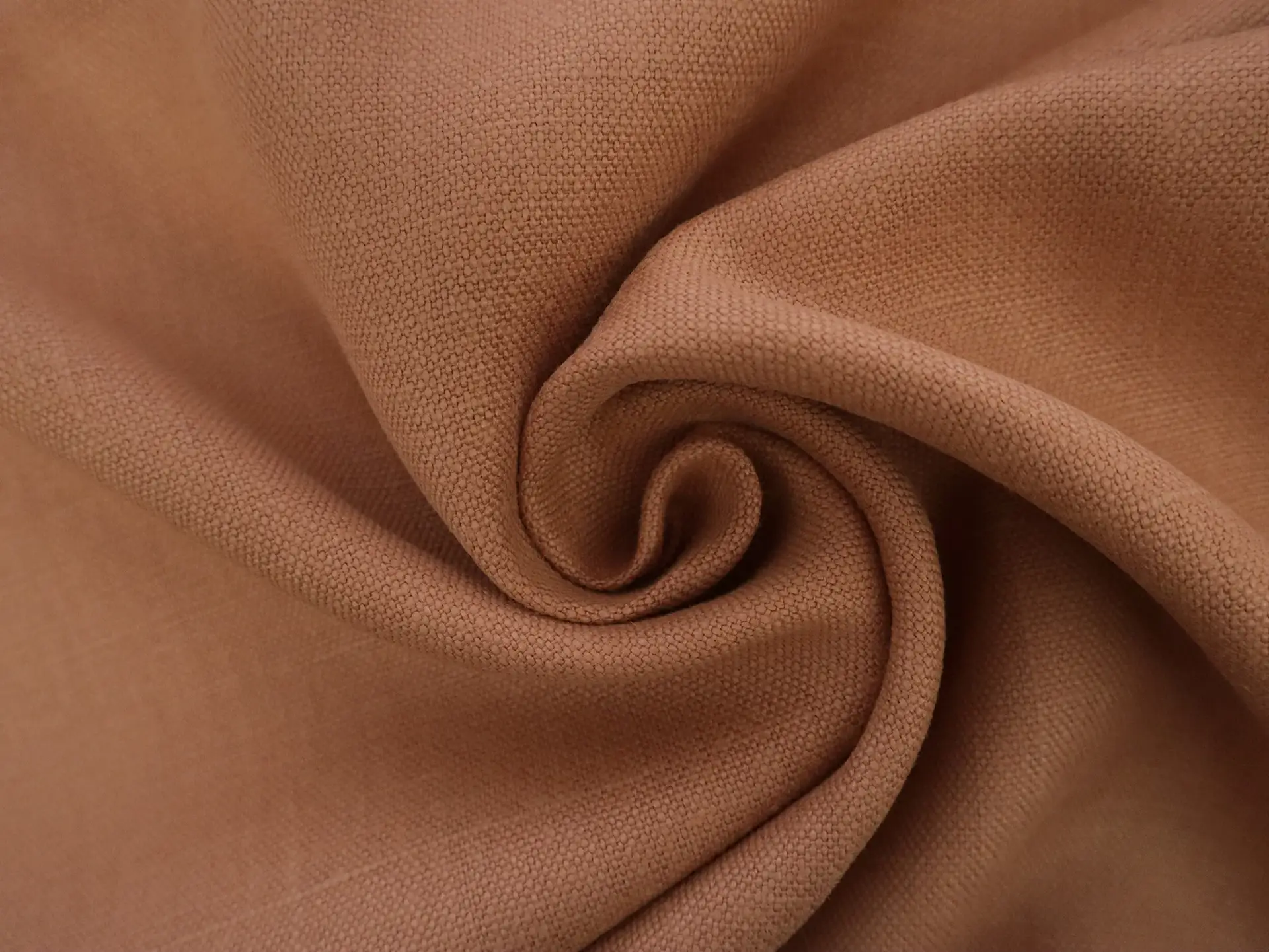 Belgian Stain Resistant Upholstery Linen in Topaz