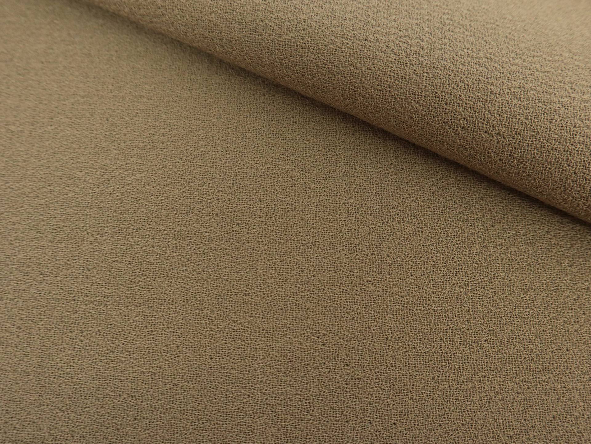 Italian Wool Double Crepe in Coyote