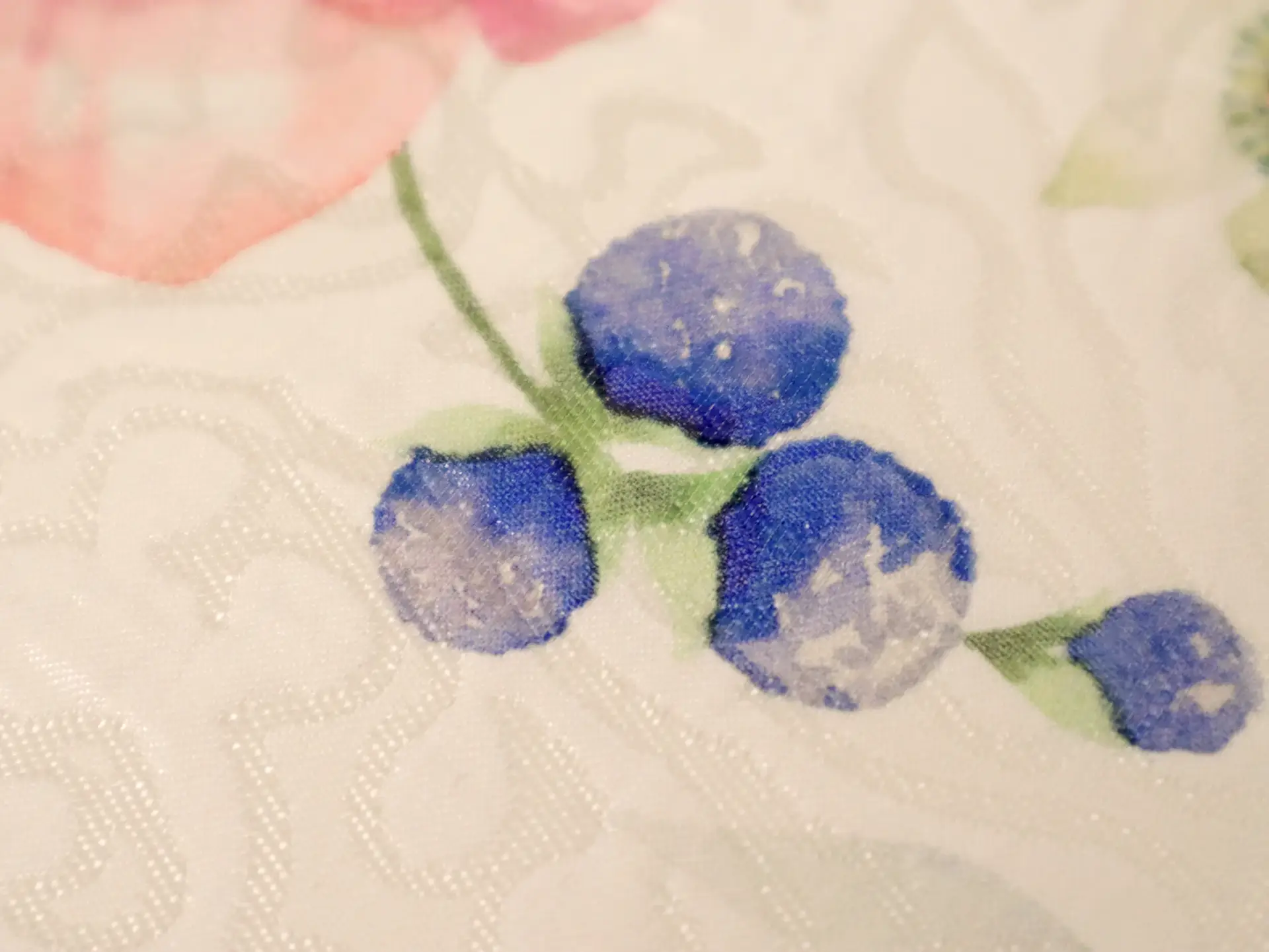 Silk Blend Jacquard with Floral Pattern
