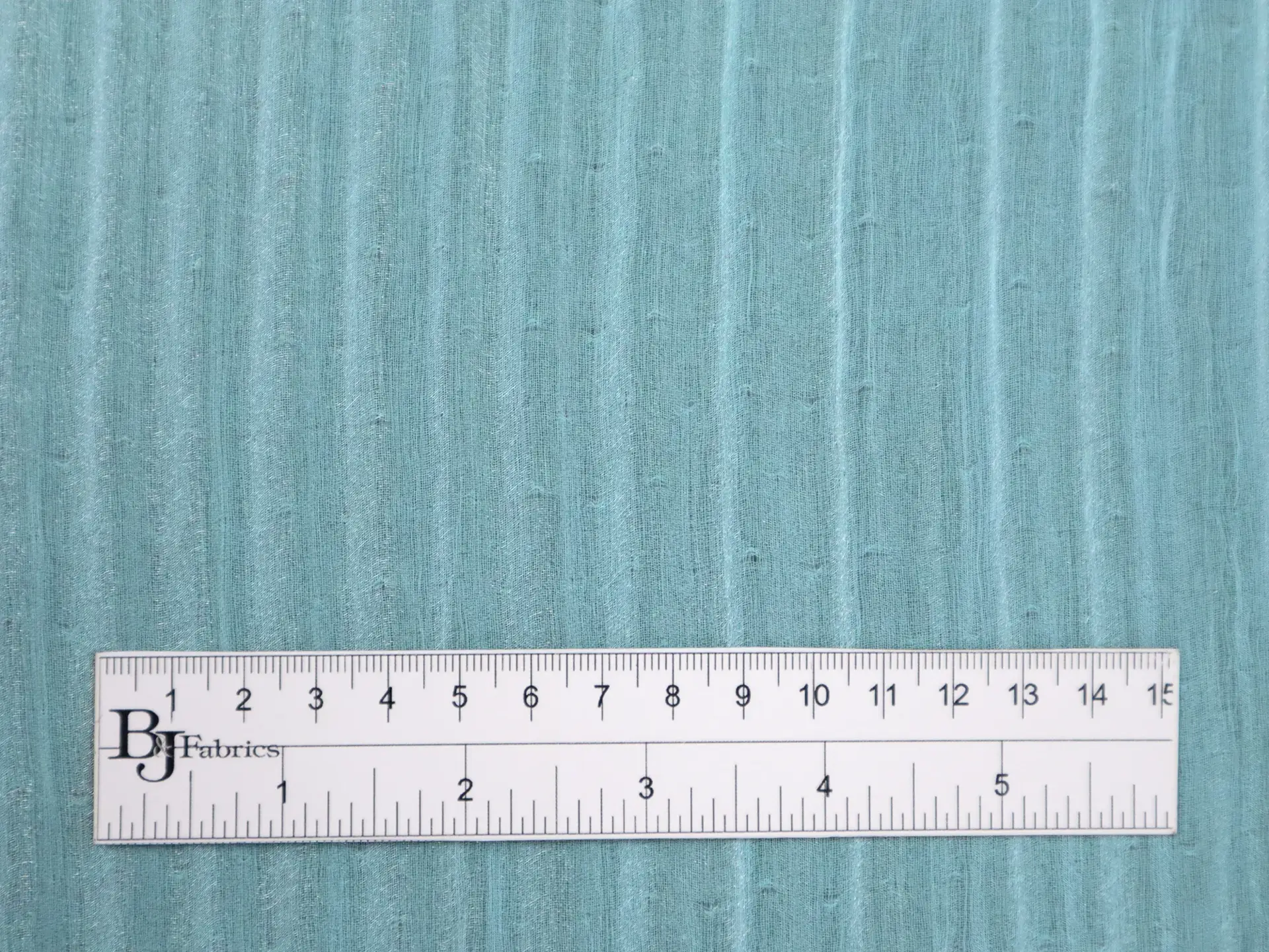 Silk Blend Lurex Chiffon Cloqué in Aqua