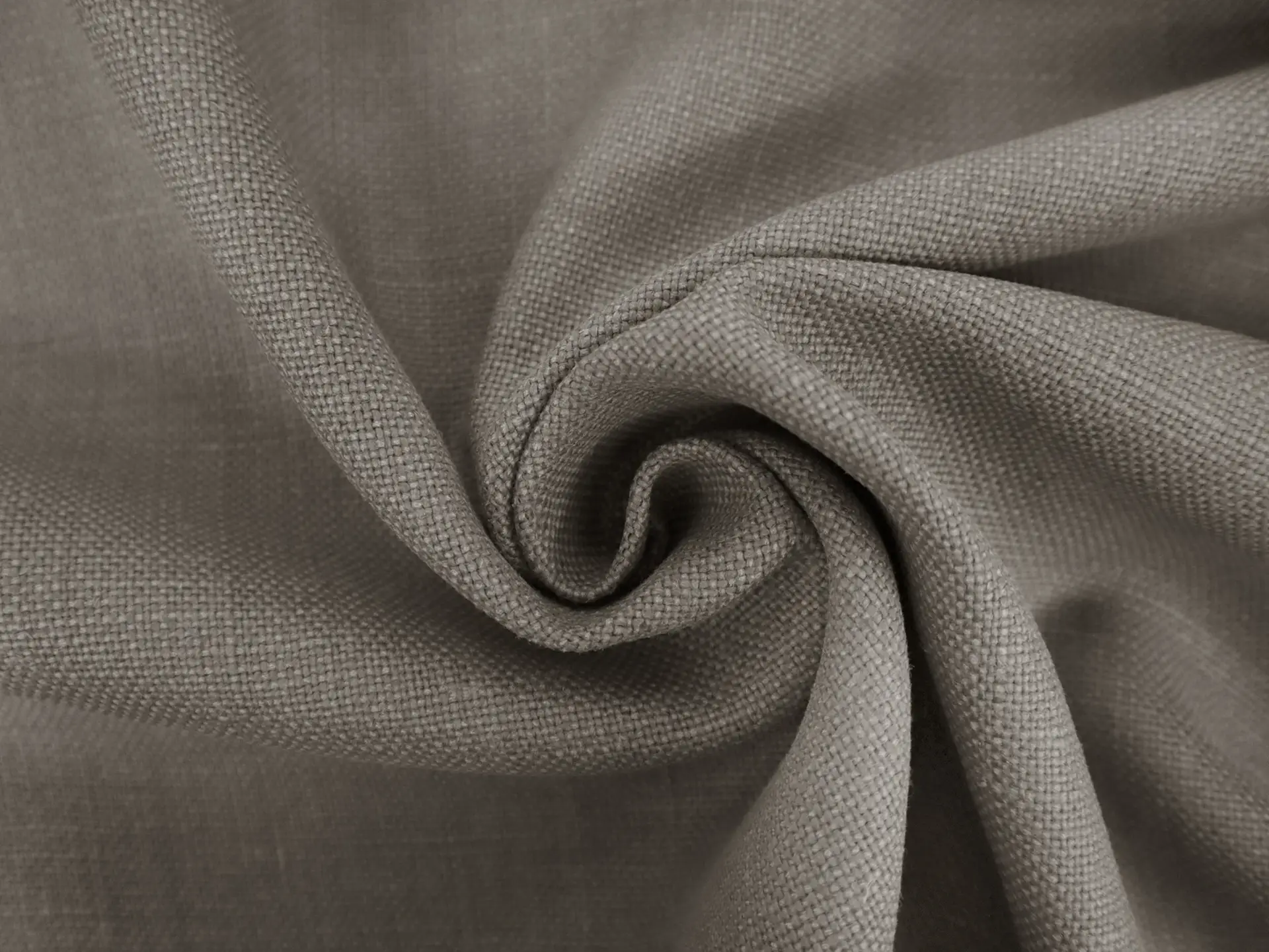 Belgian Sanforized Upholstery Linen in Charcoal