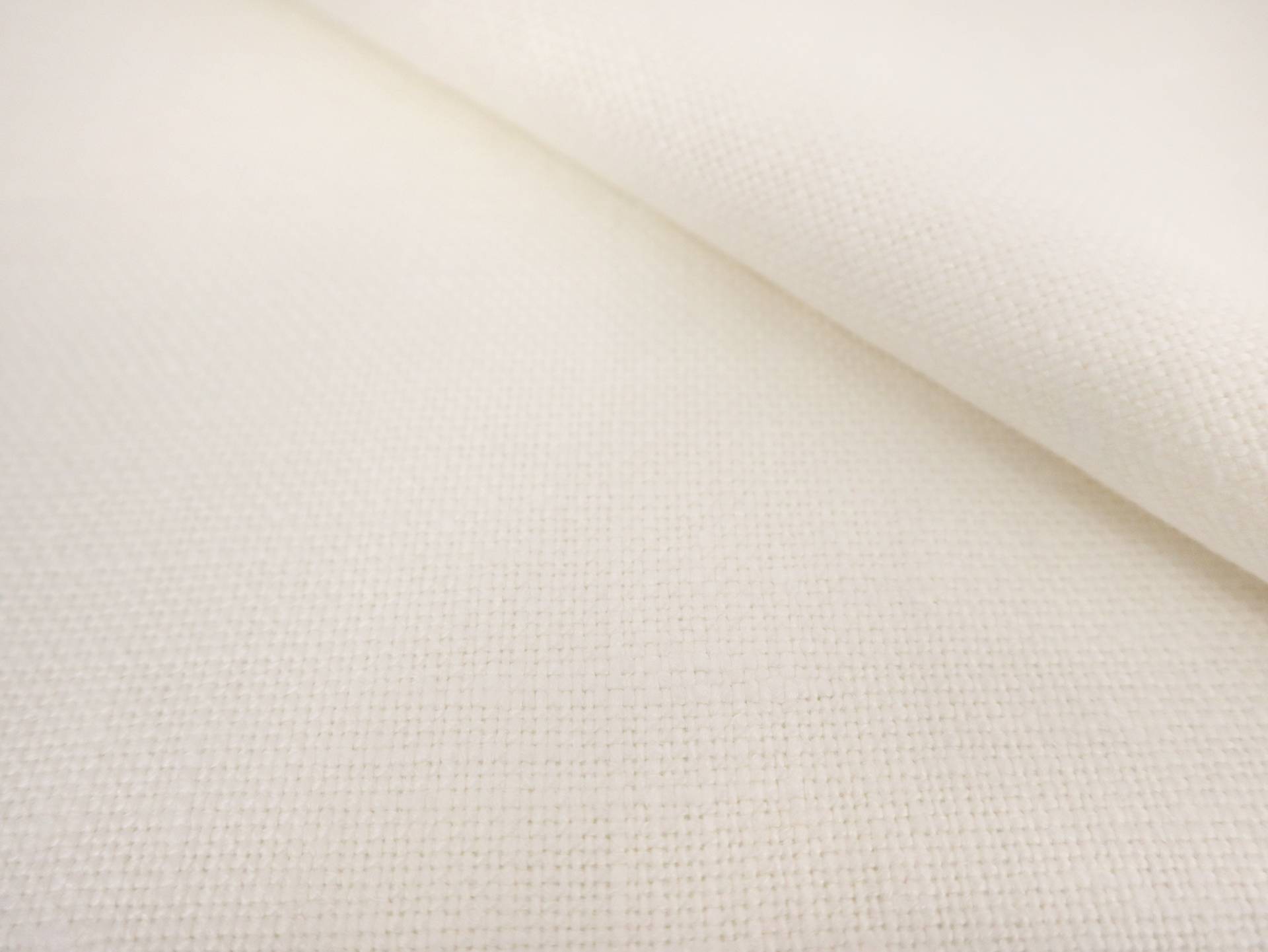Belgian Sanforized Upholstery Linen in Oyster White