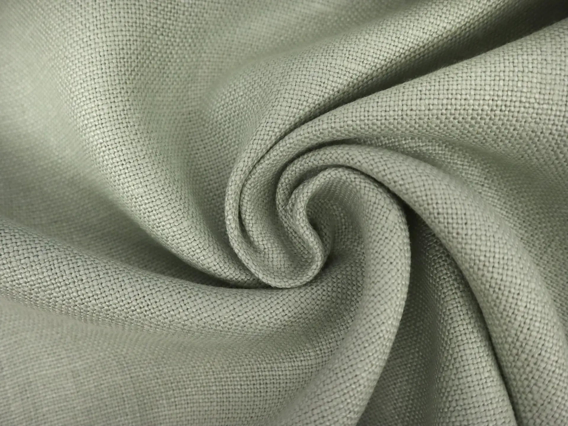 Belgian Sanforized Upholstery Linen in Mist Green