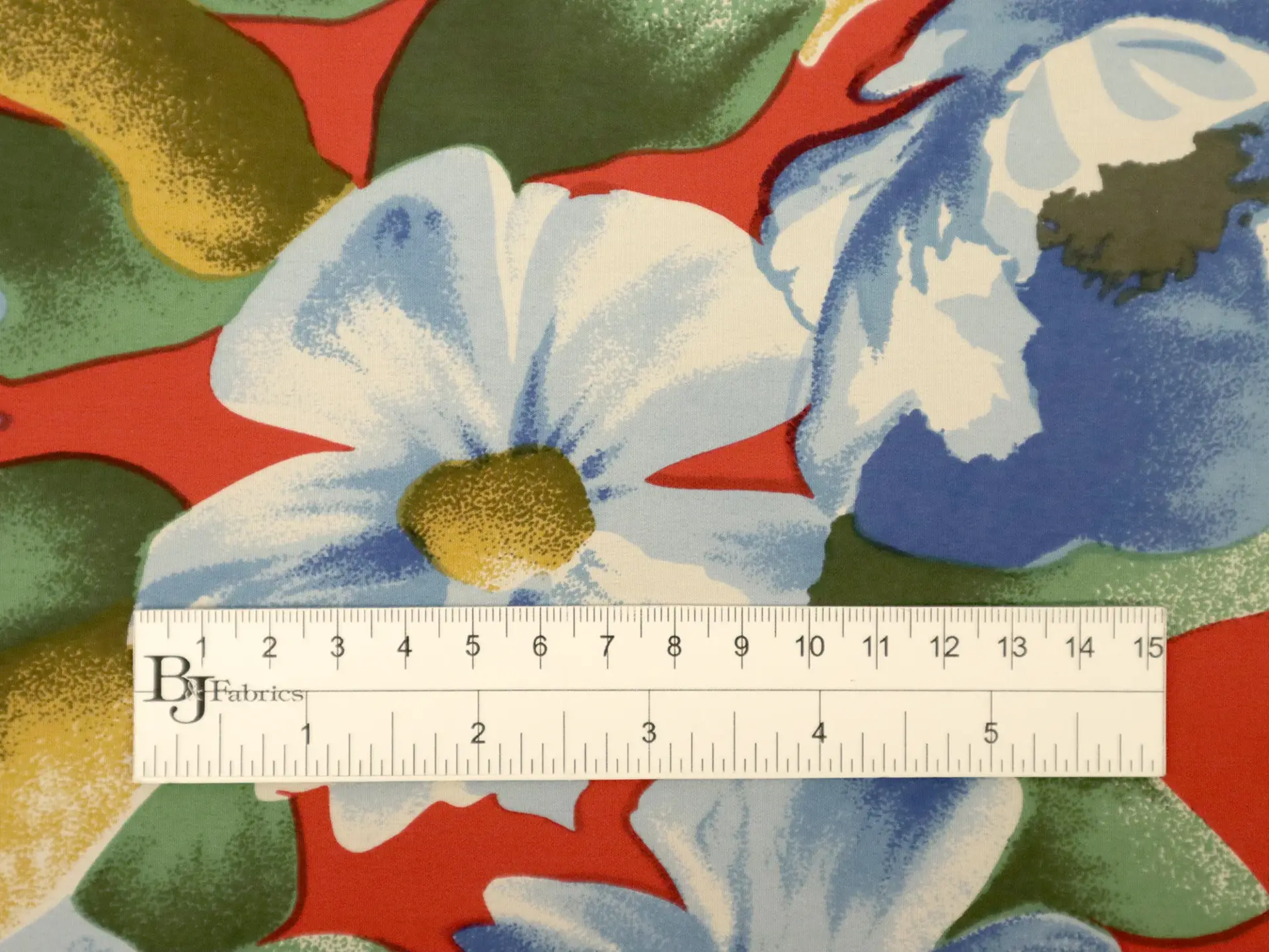 Printed Silk Crepe with Vibrant Florals