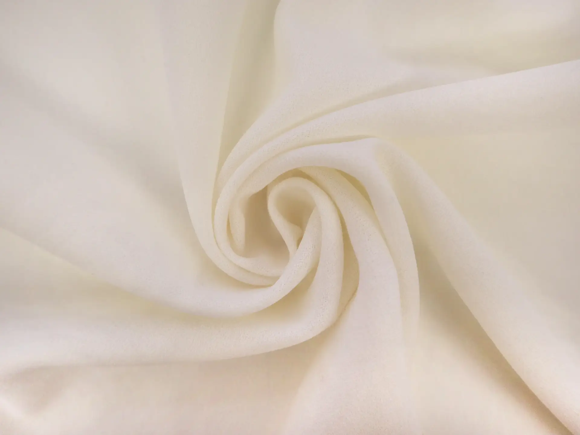Italian Wool Crepe in Ivory