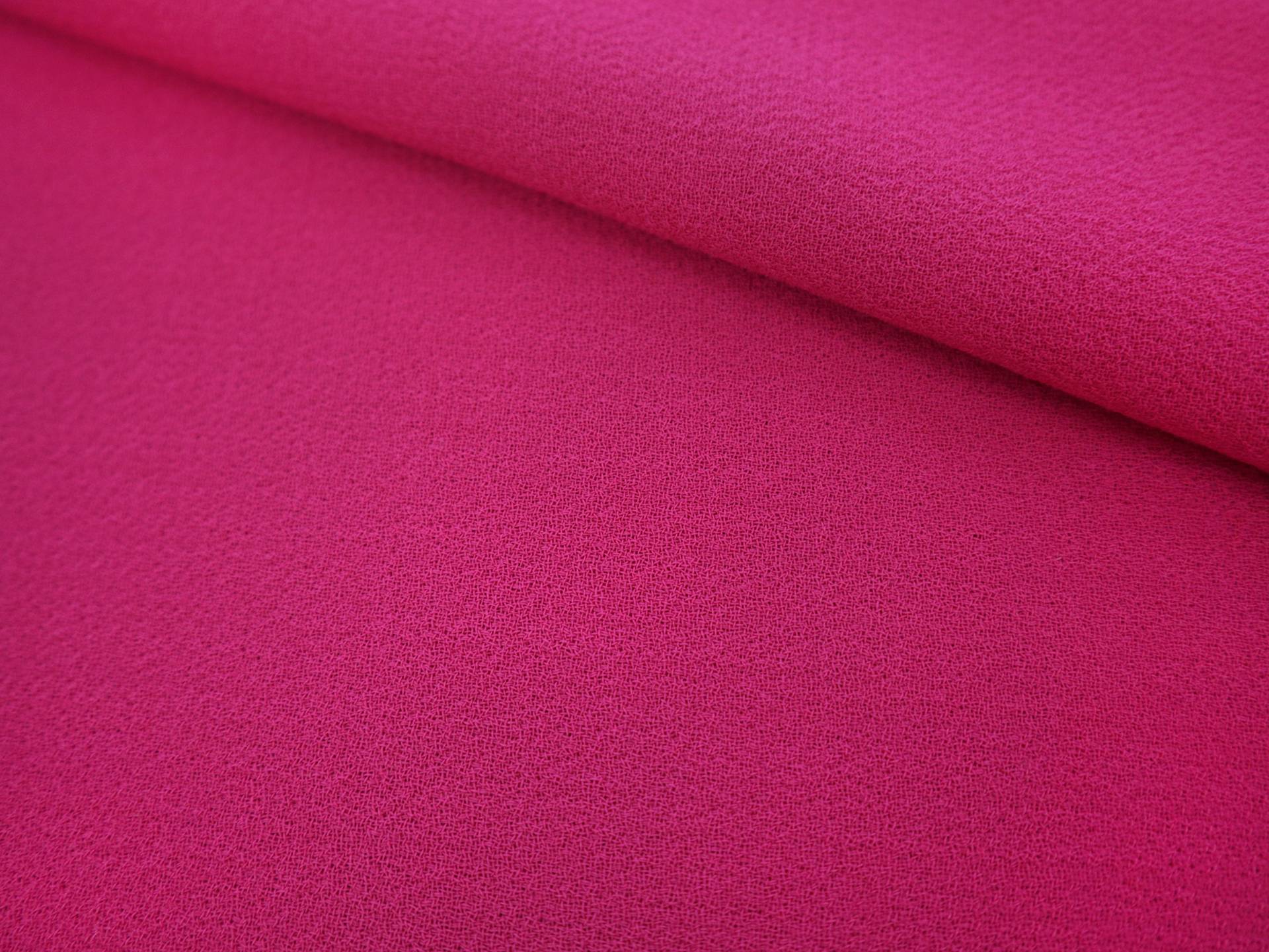 Italian Wool Double Crepe in Fuxia