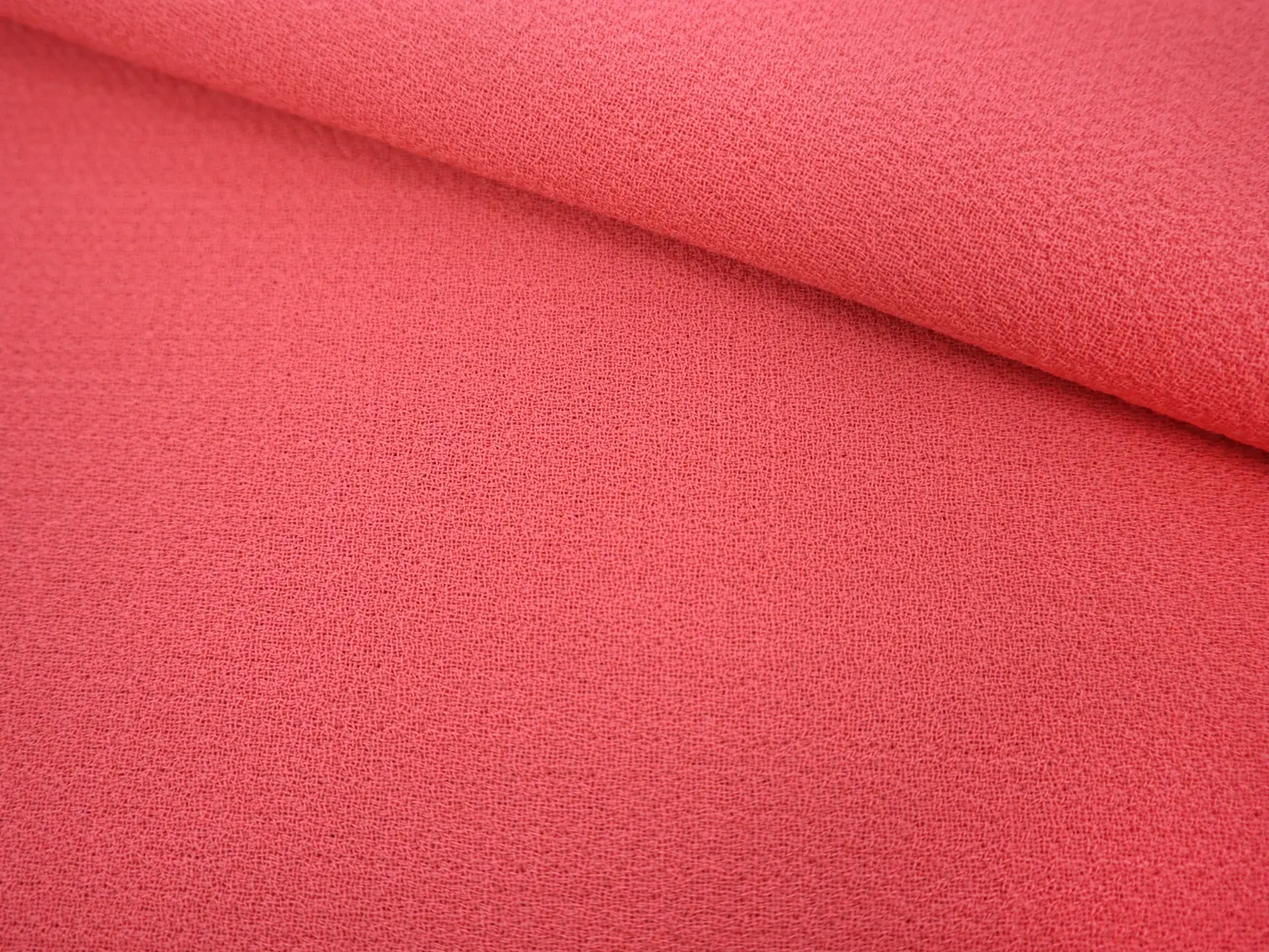 Italian Wool Double Crepe in Geranio