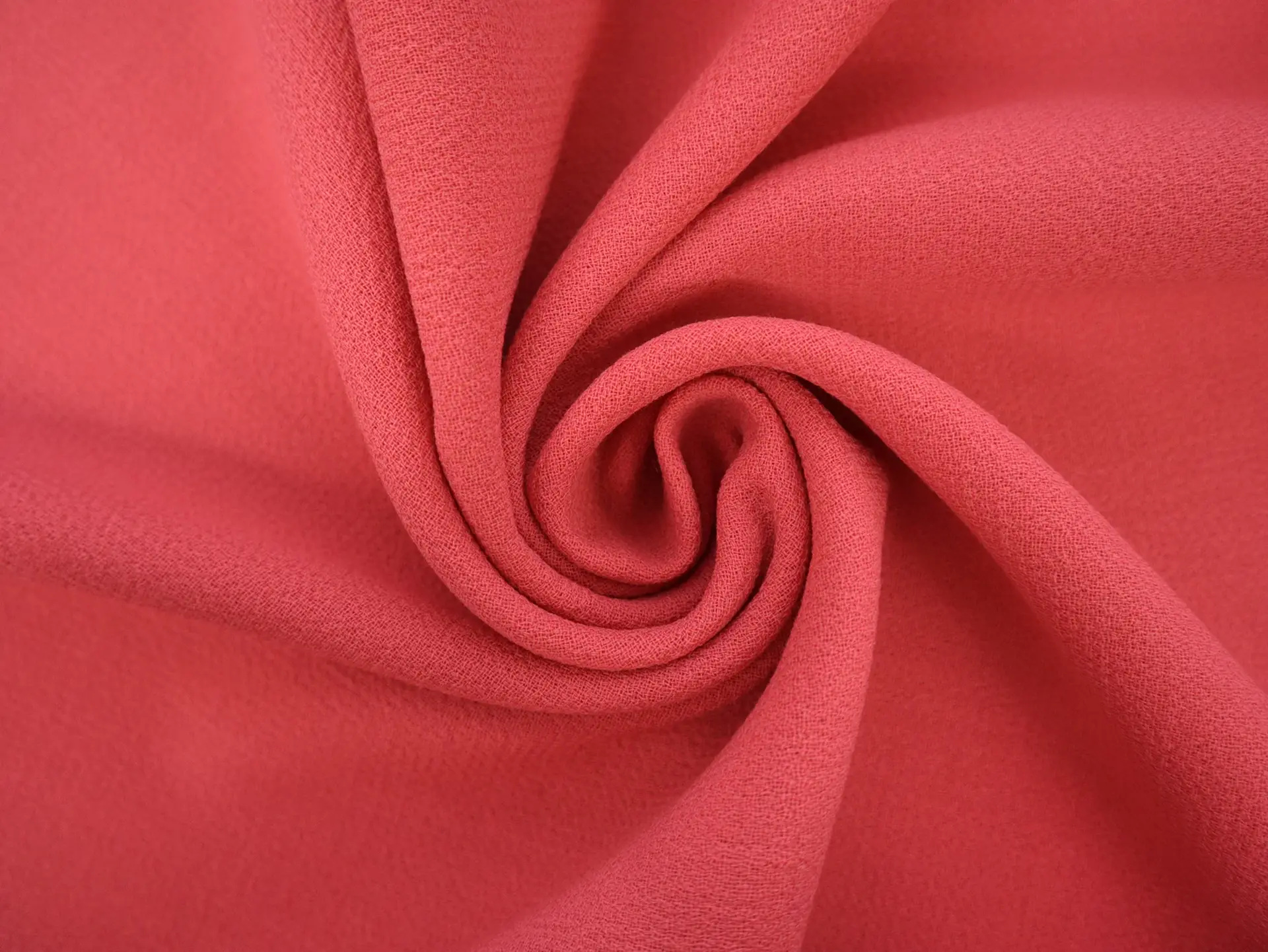 Italian Wool Double Crepe in Geranio