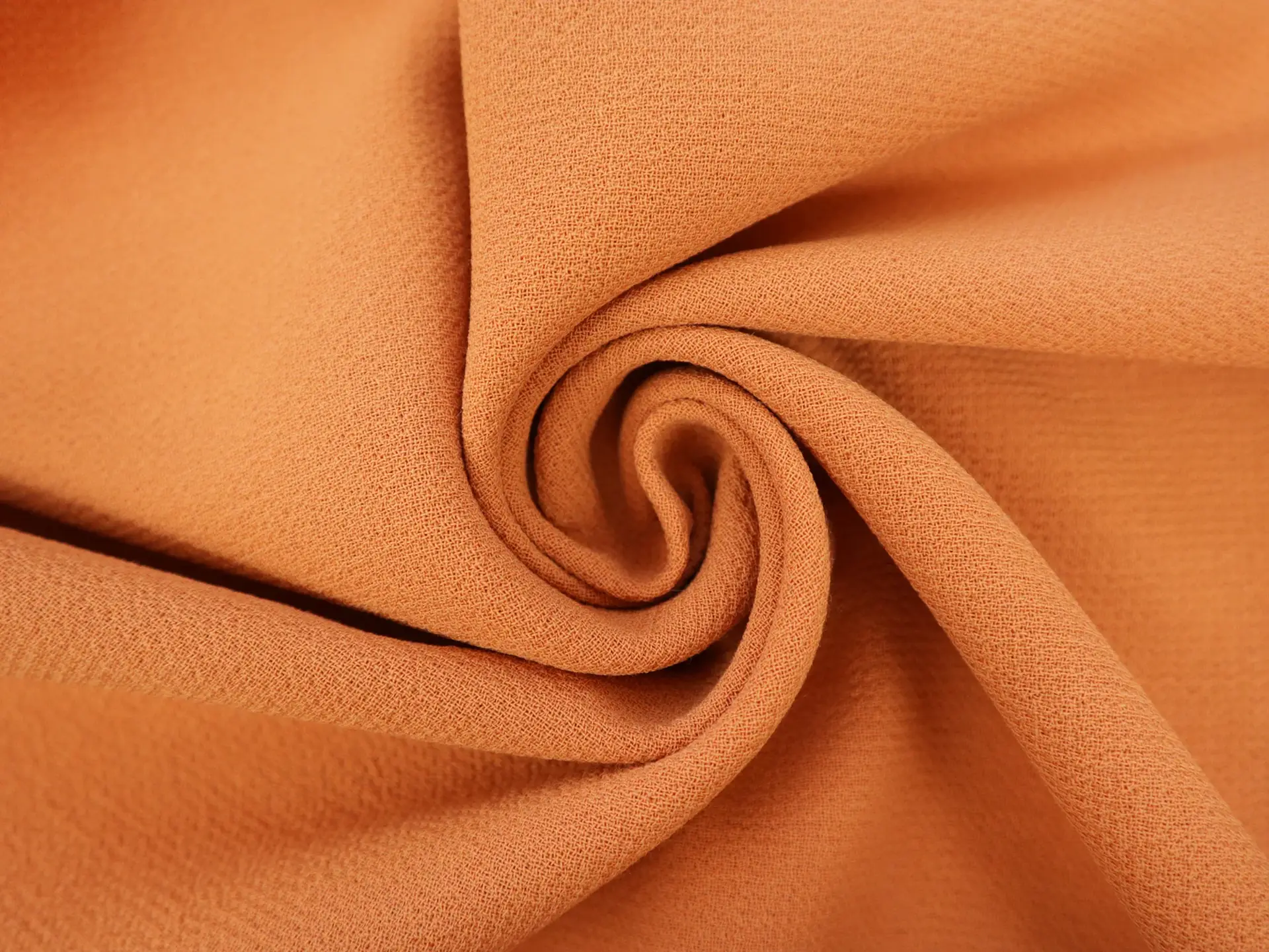 Italian Wool Double Crepe in Windsor Tan