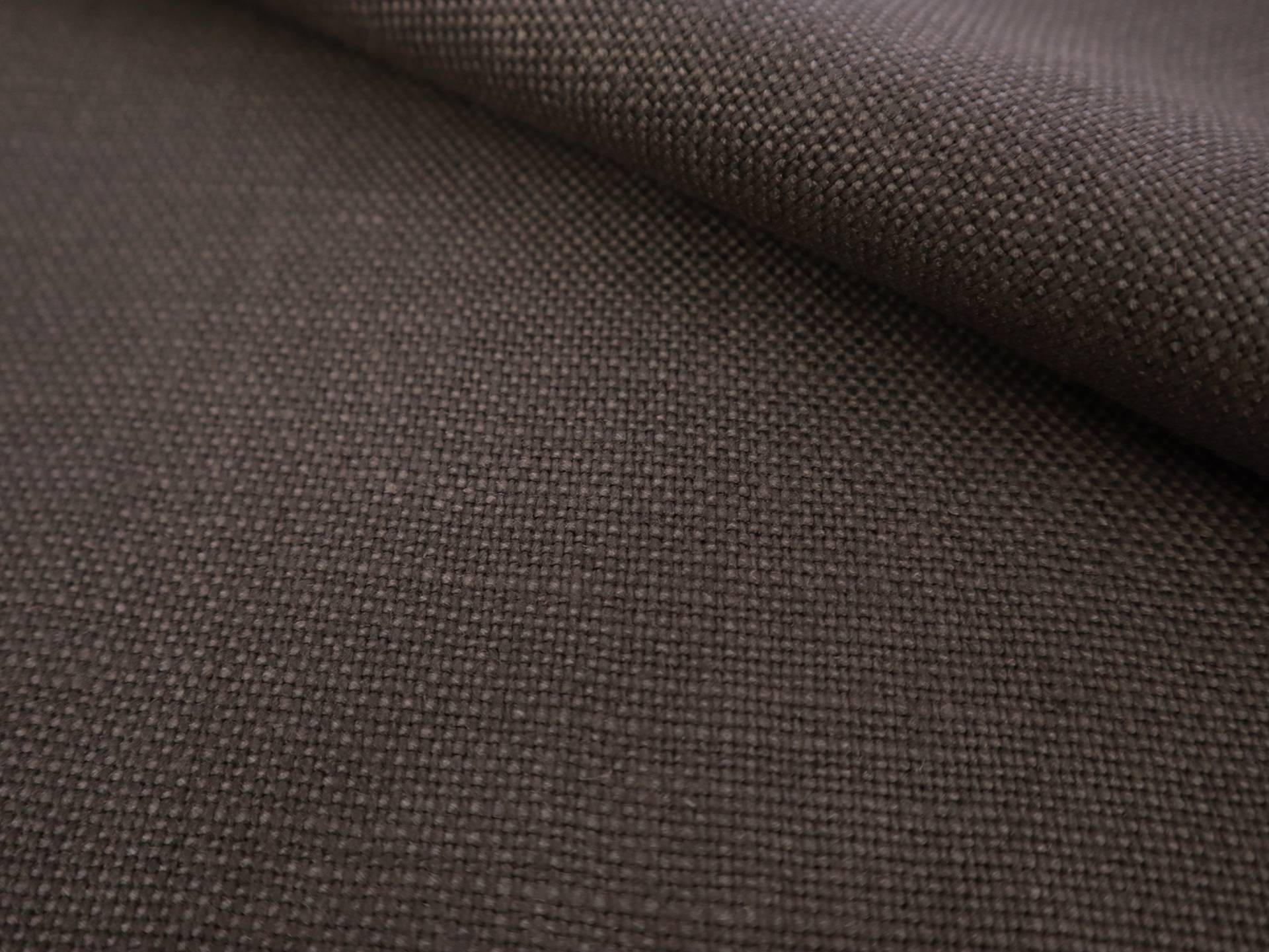 Belgian Sanforized Upholstery Linen in Espresso