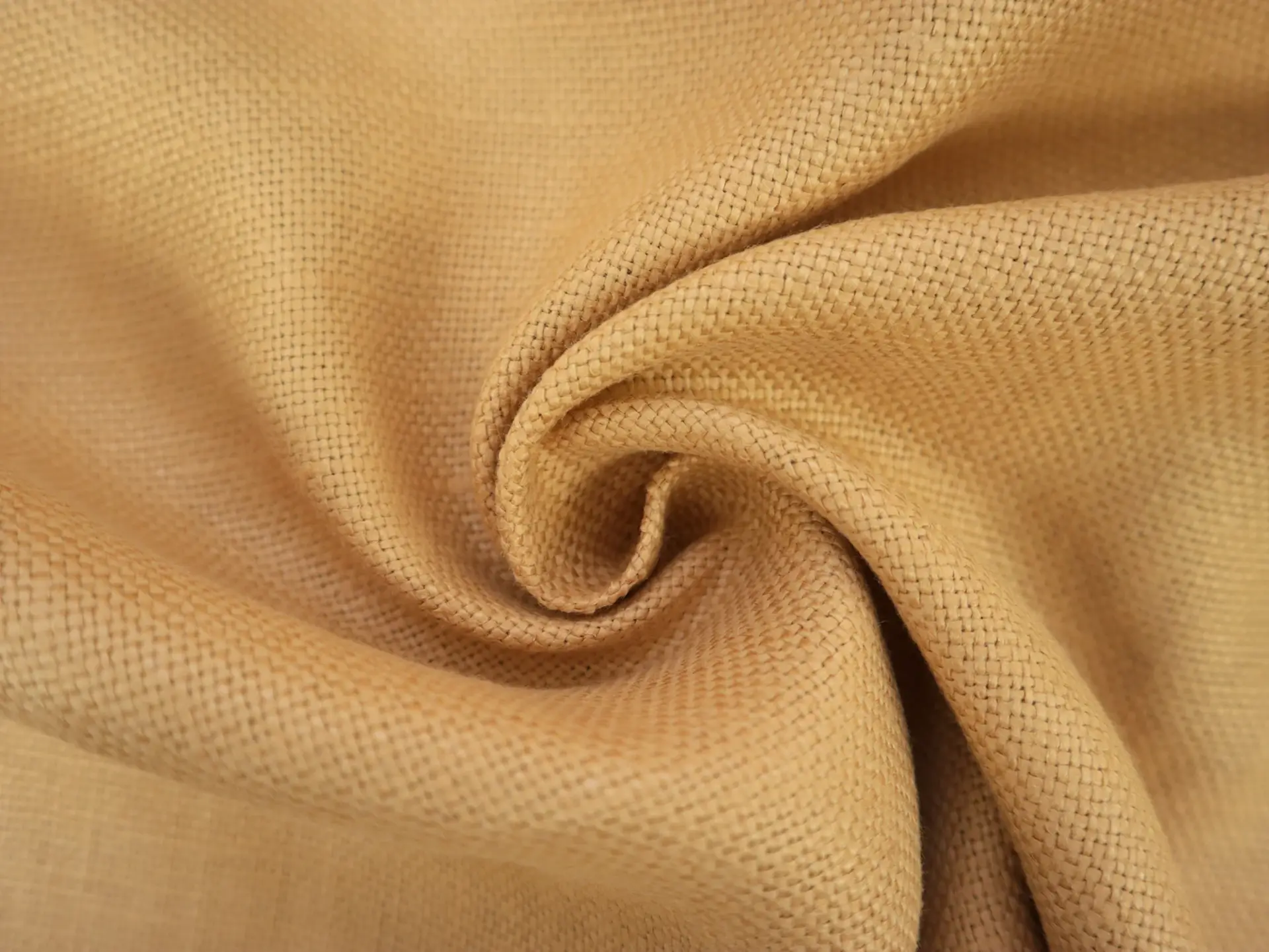 Belgian Sanforized Upholstery Linen in Goldenrod