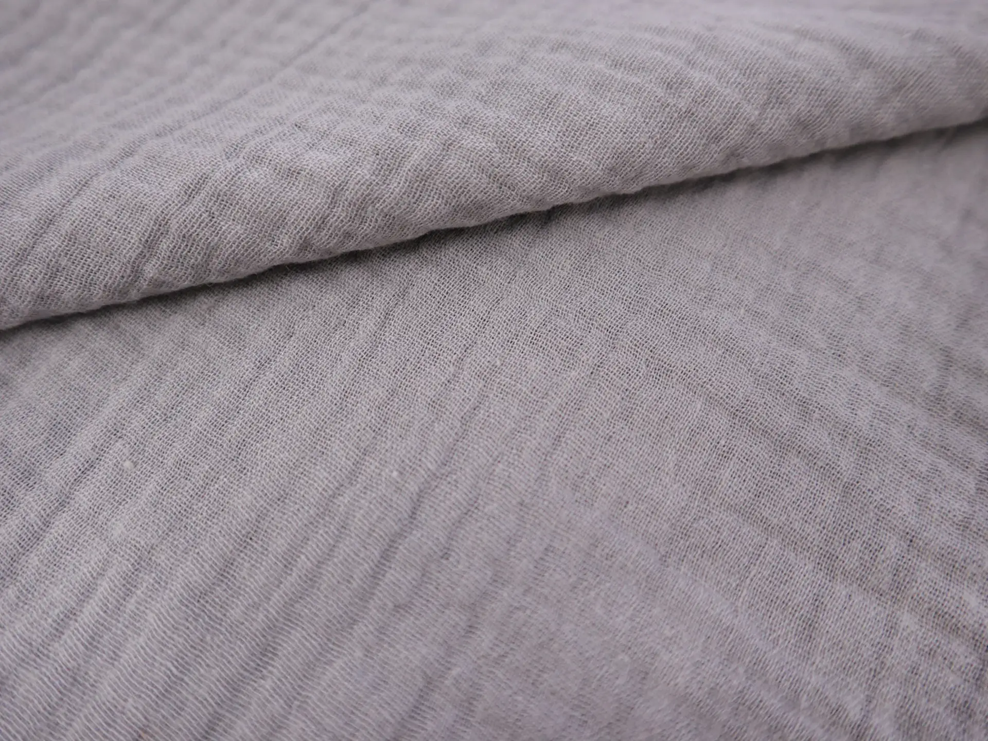 Cotton Double Gauze in Grey