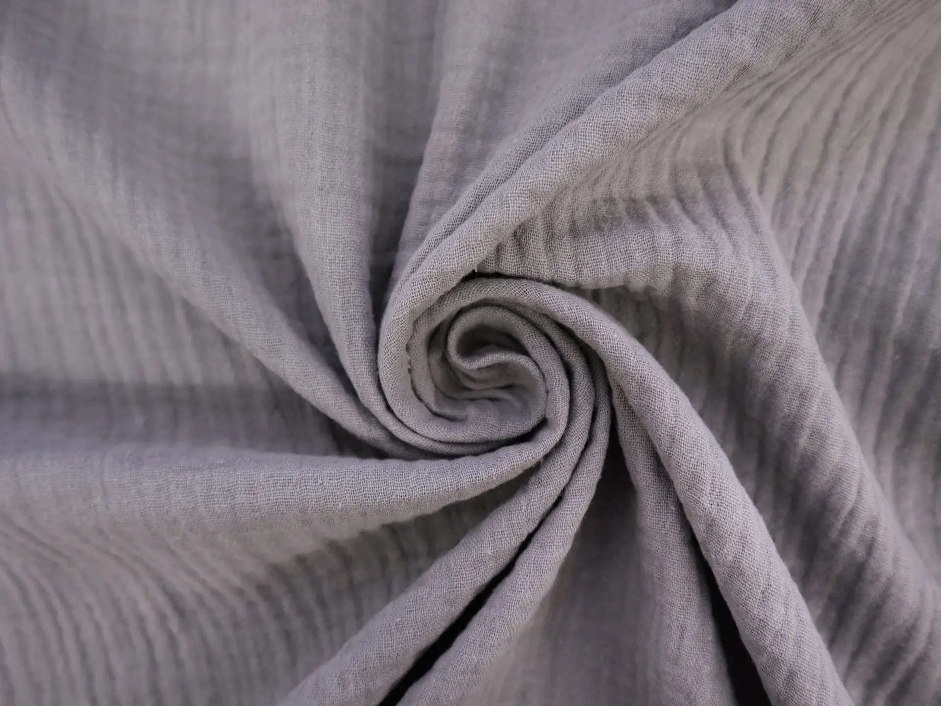 Cotton Double Gauze in Grey