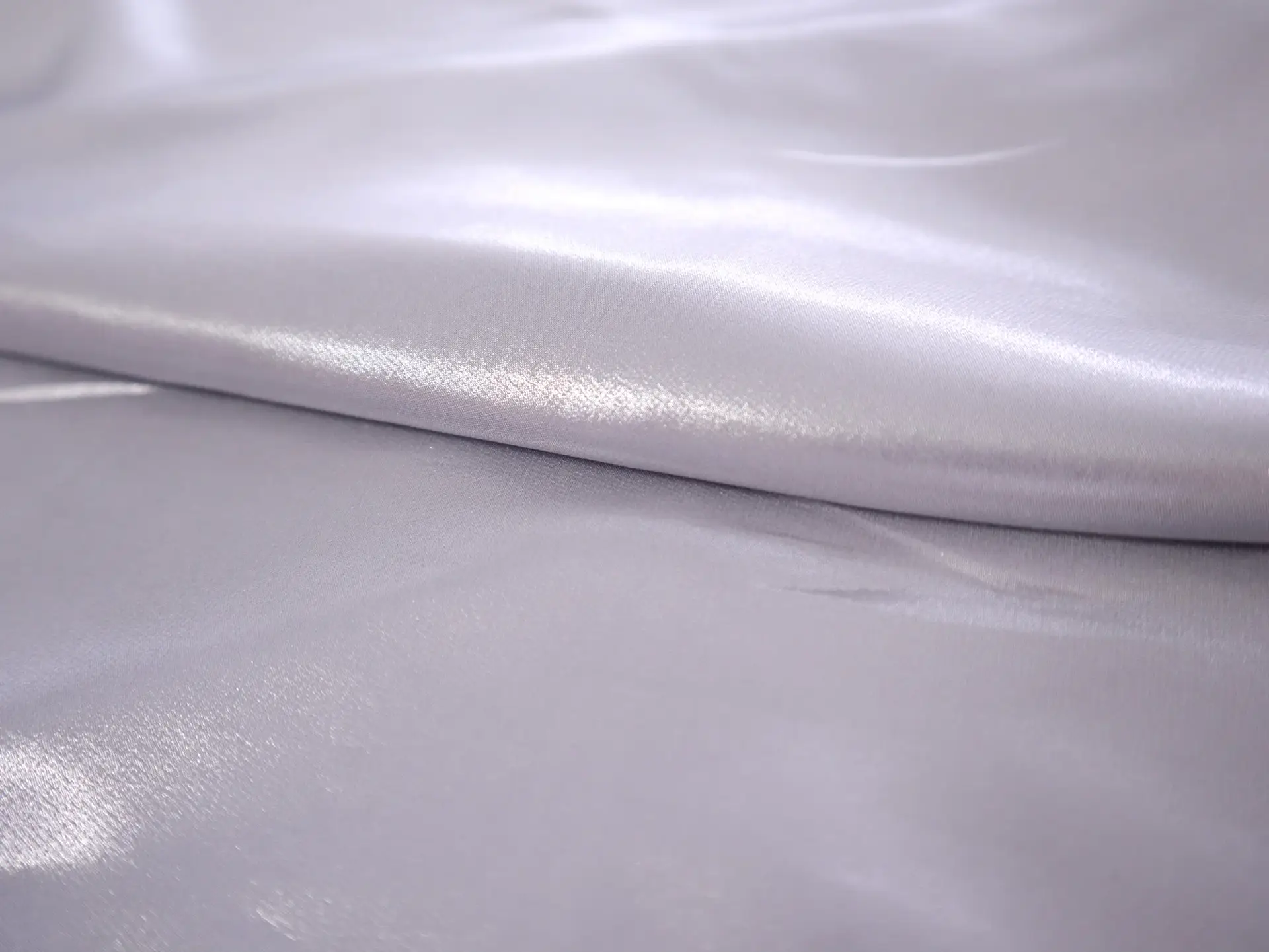 Metallic Coated Silk Chiffon in Grey