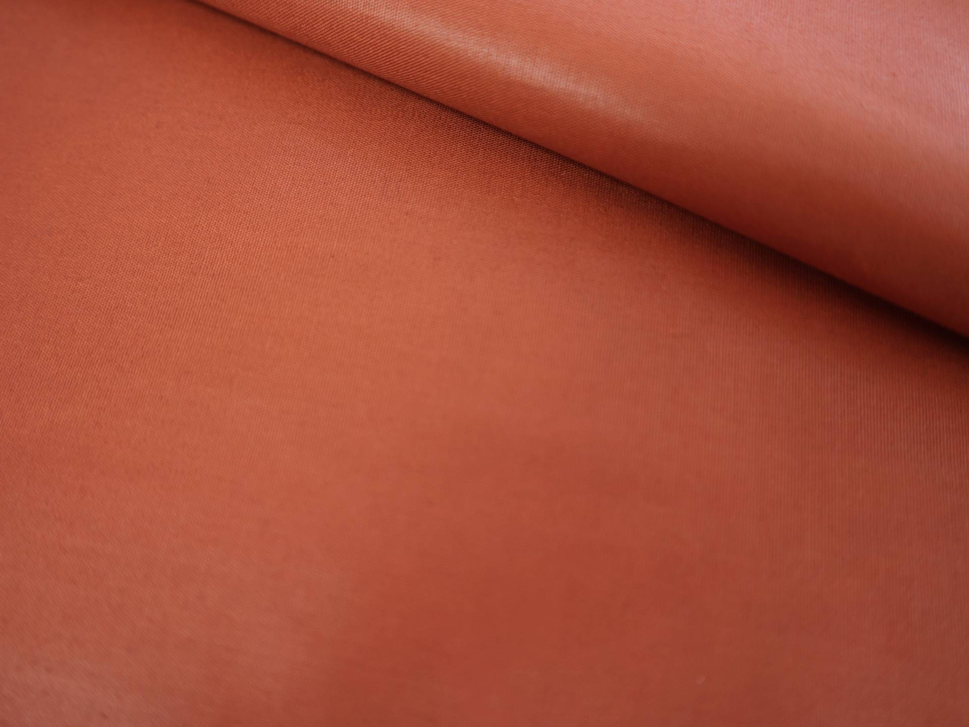 Cotton Poly Chintz in Burnt Orange