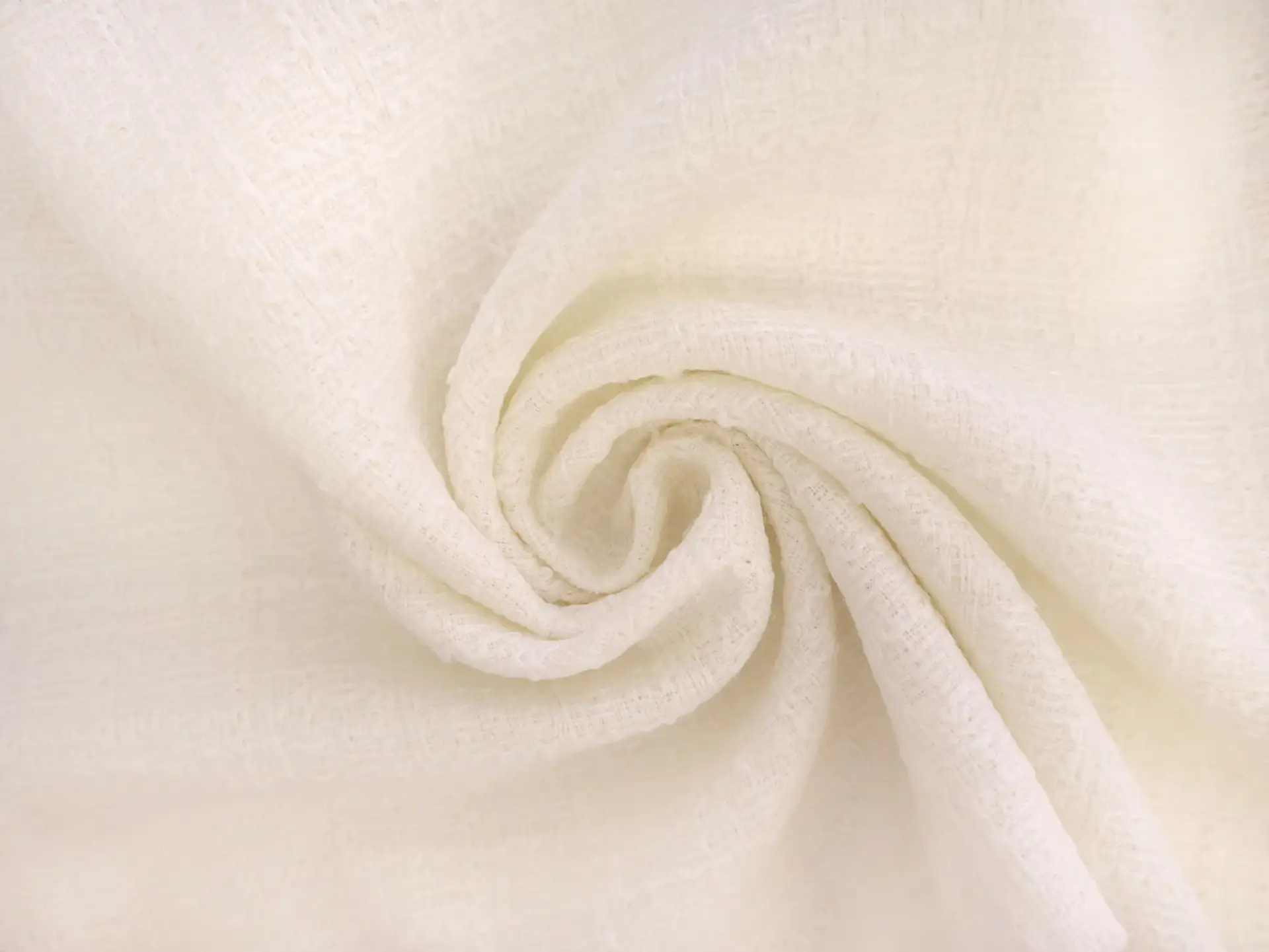 Couture Wool Tweed in Ivory