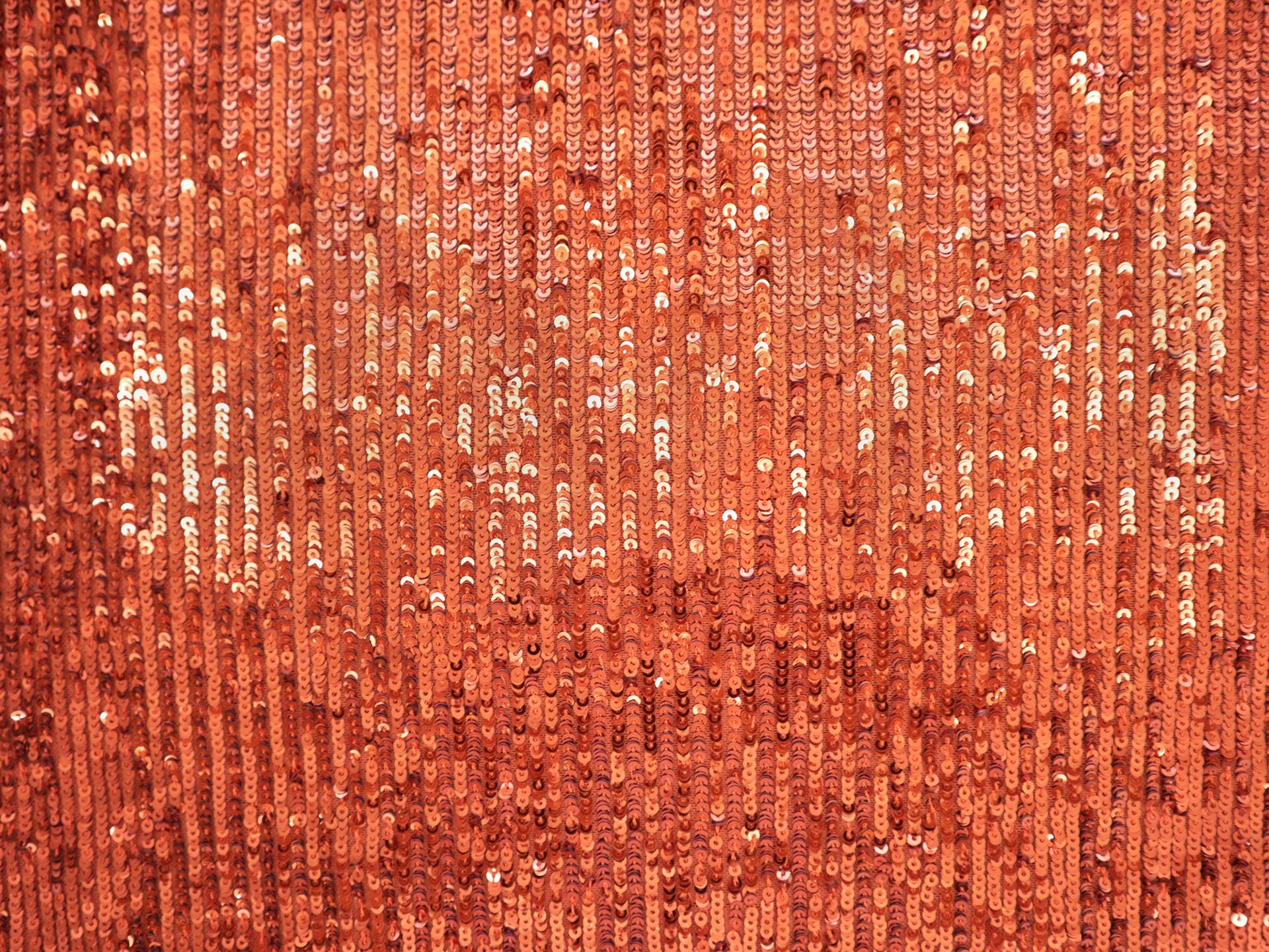 Mini Sequins on Stretch Tulle in TerraCotta