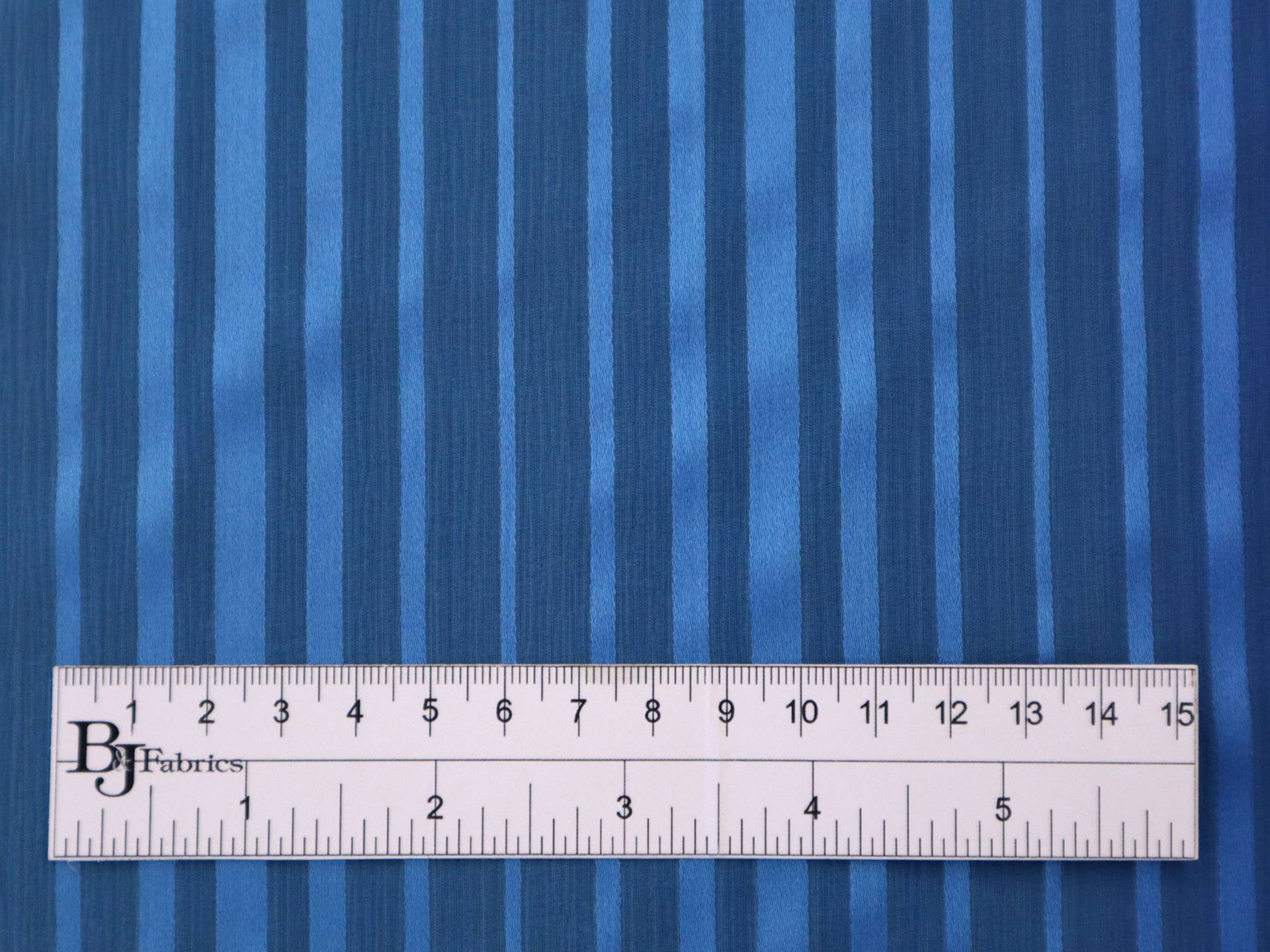 Ombré Silk Chiffon with Satin Stripe