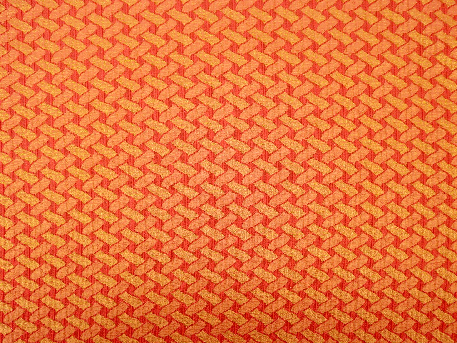 Jacquard with Criss Cross Pattern in Sunburst