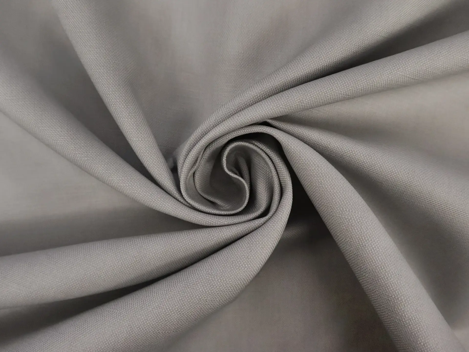 Linen Cotton Blend in Light Grey