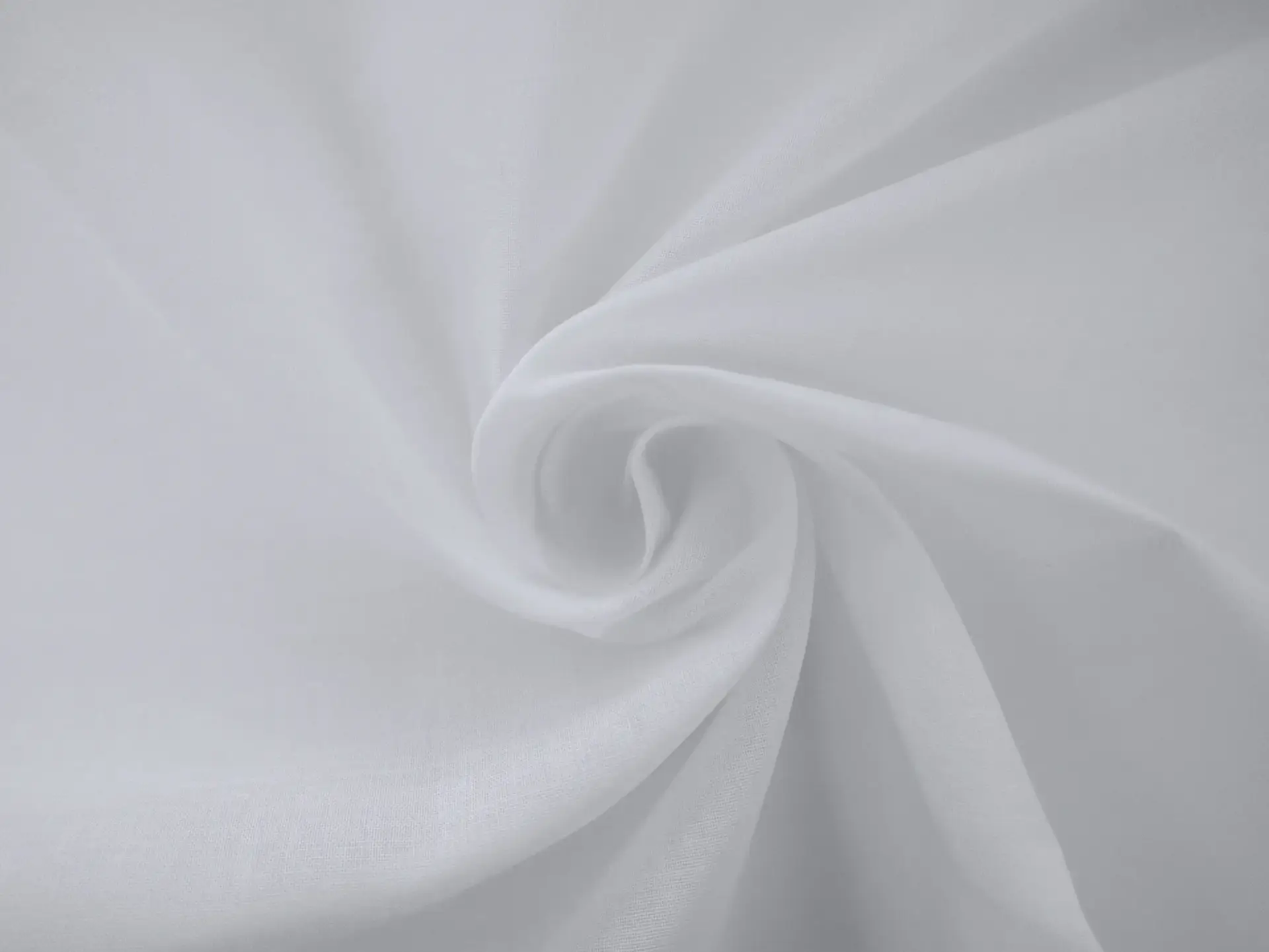 Poly Cotton Voile in White
