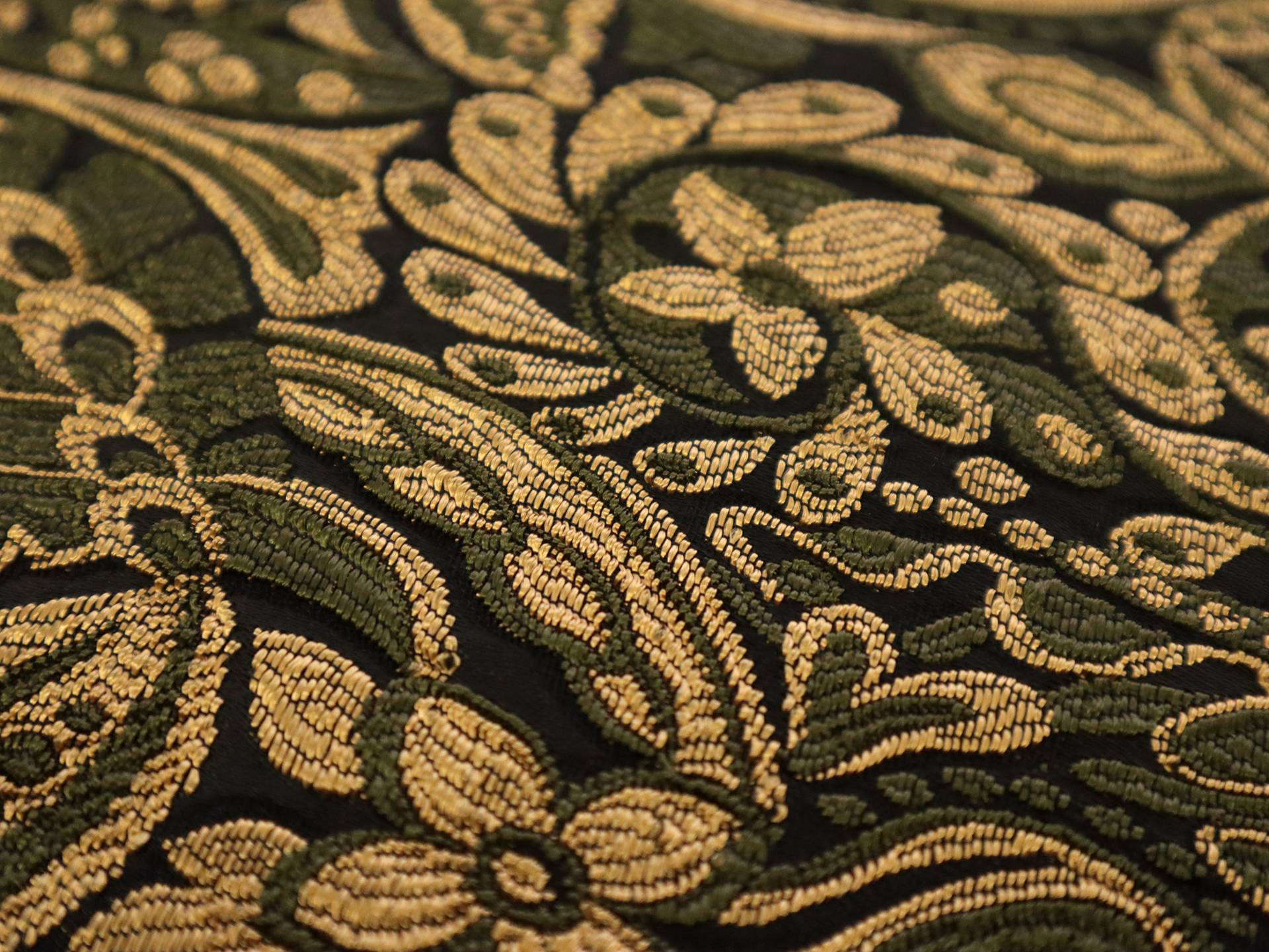 Viscose and Acetate Blend Brocade