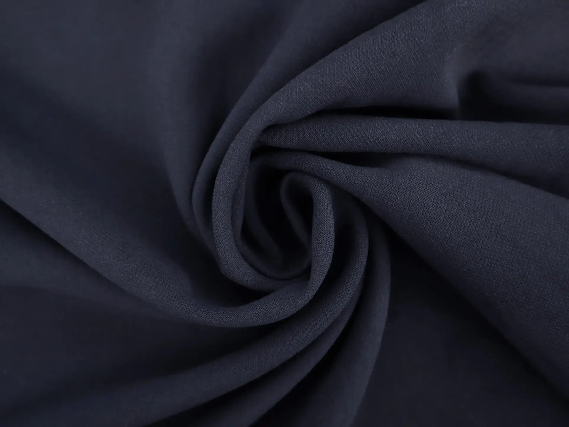 Poly Blend Suiting in Midnight Navy