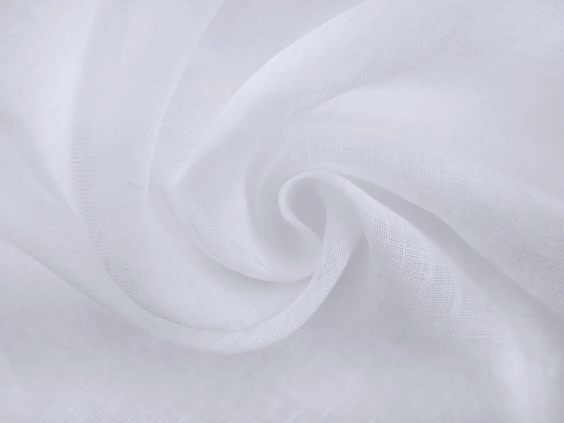 Belgian Linen Mesh in Optic White