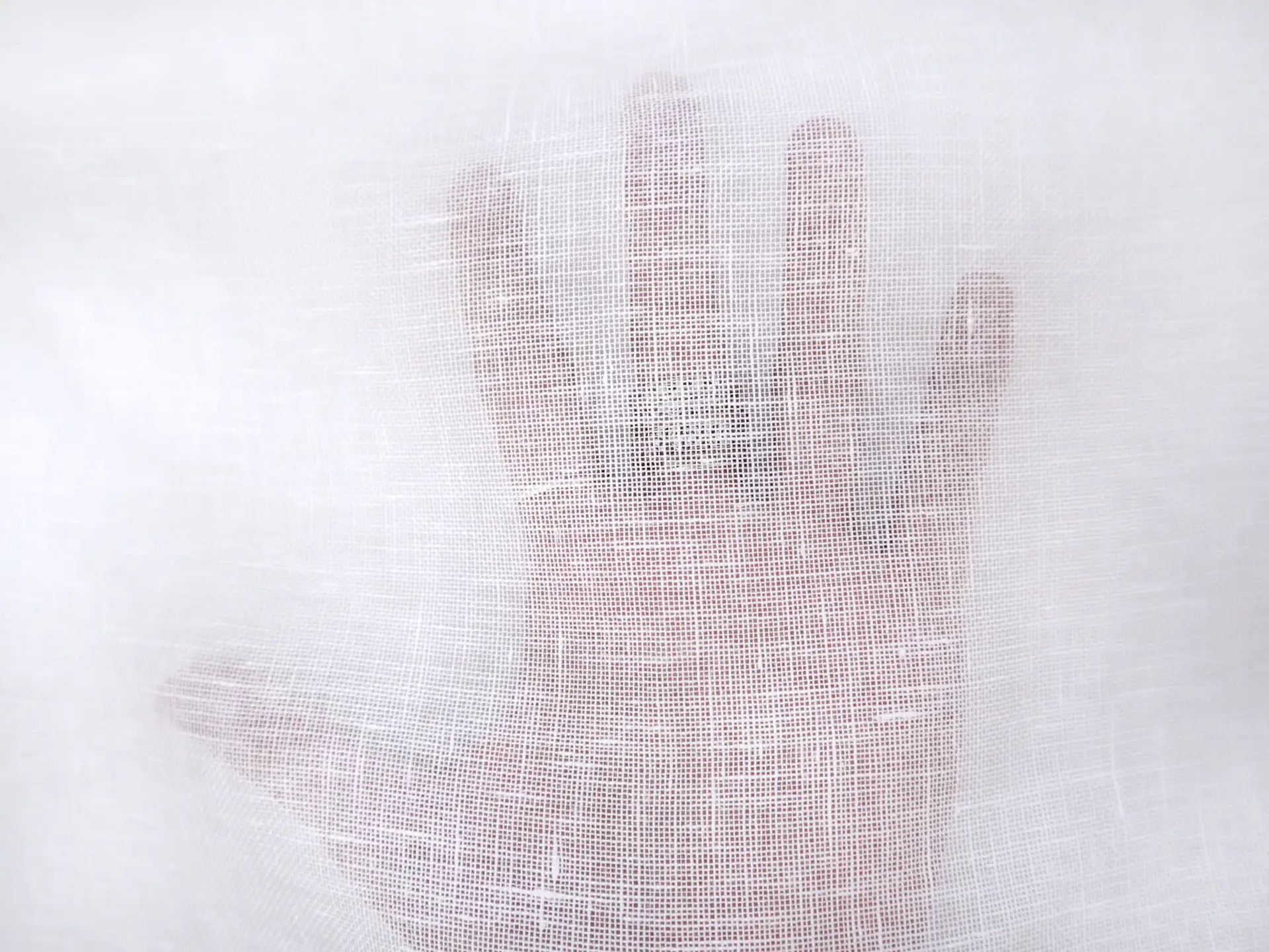 Belgian Linen Mesh in Optic White