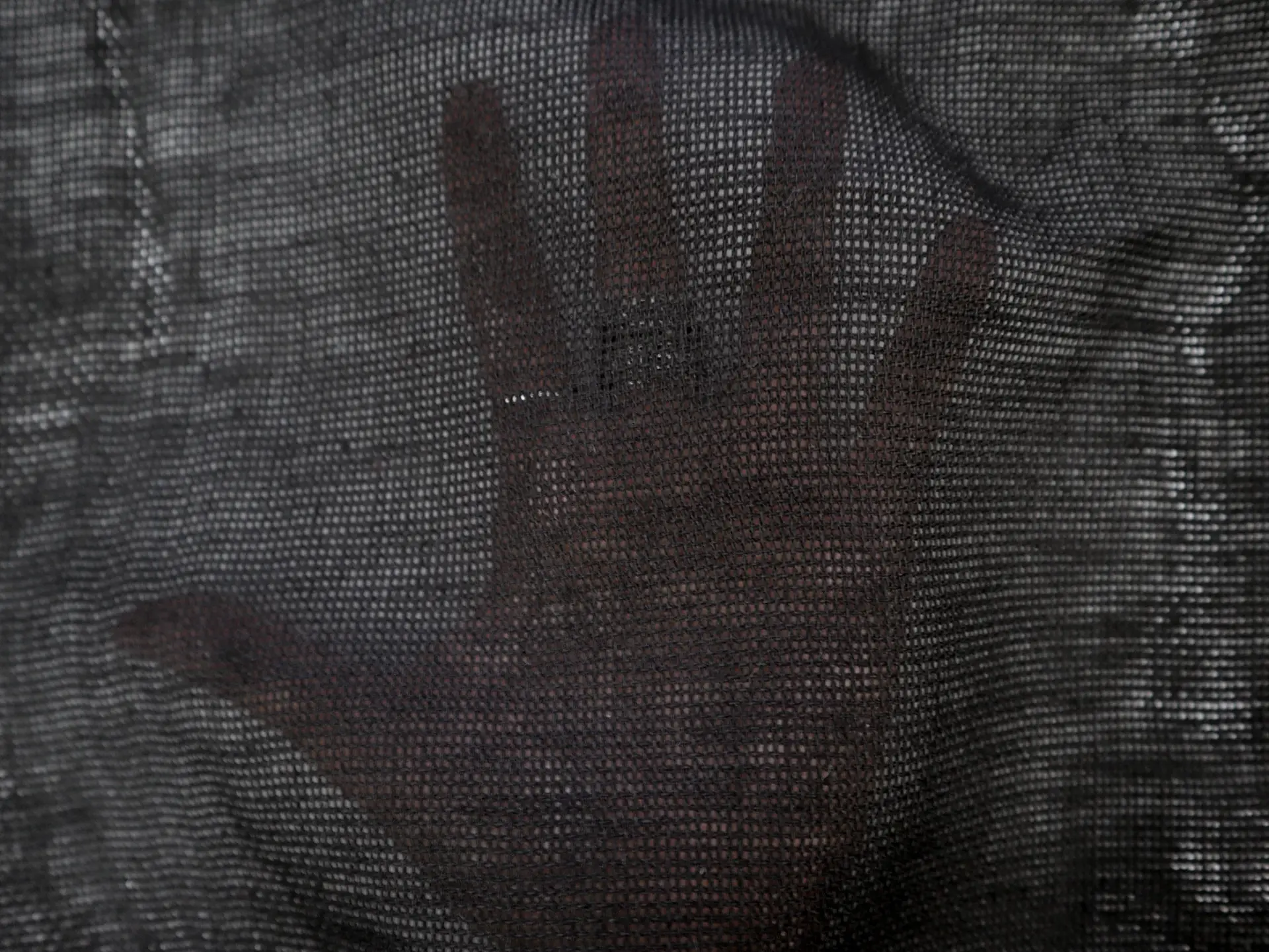 Linen Mesh in Black