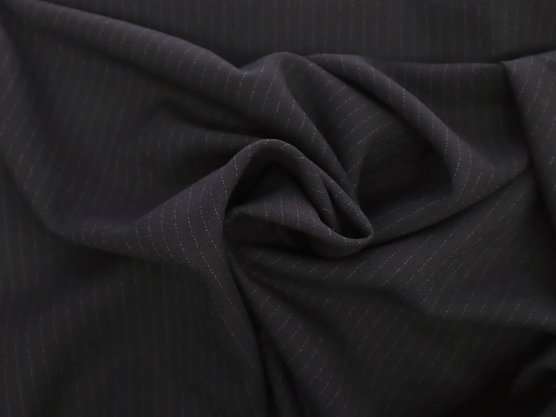Italian Wool Crepe Stripe