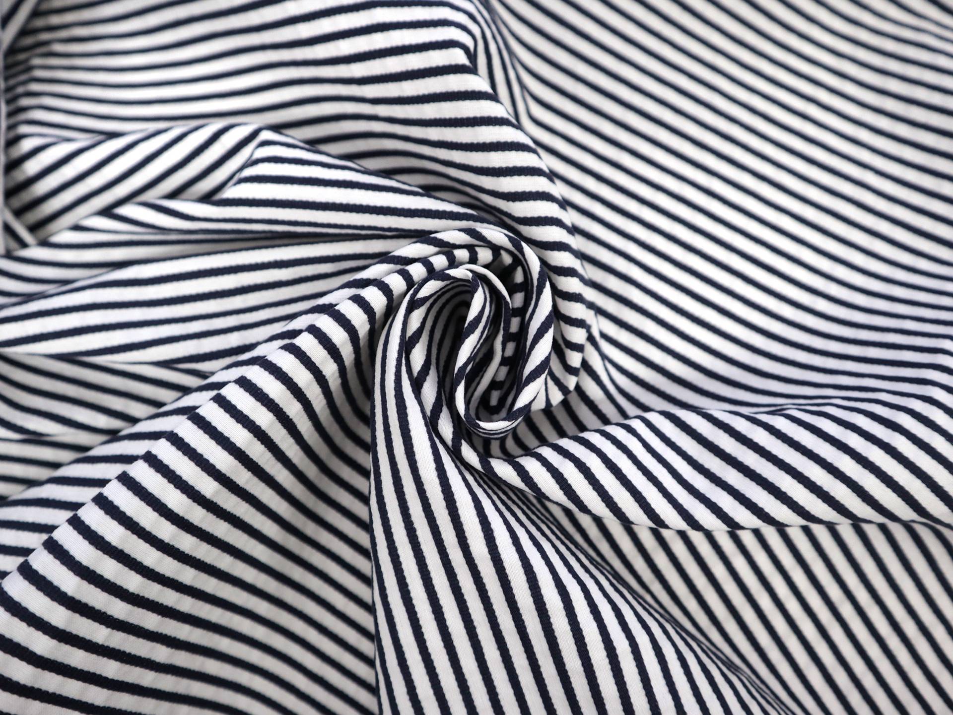 Textured Stripe in Navy