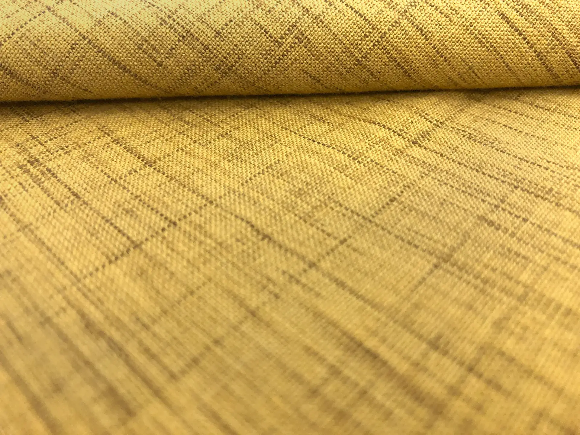 Yarn Dyed Cotton Novelty in Mustard