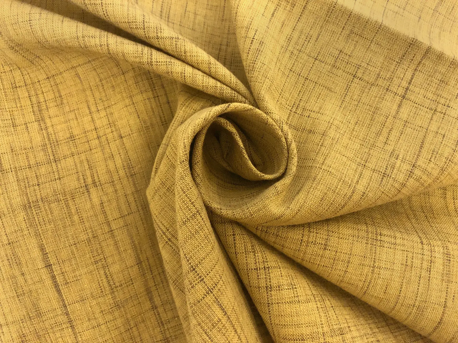 Yarn Dyed Cotton Novelty in Mustard