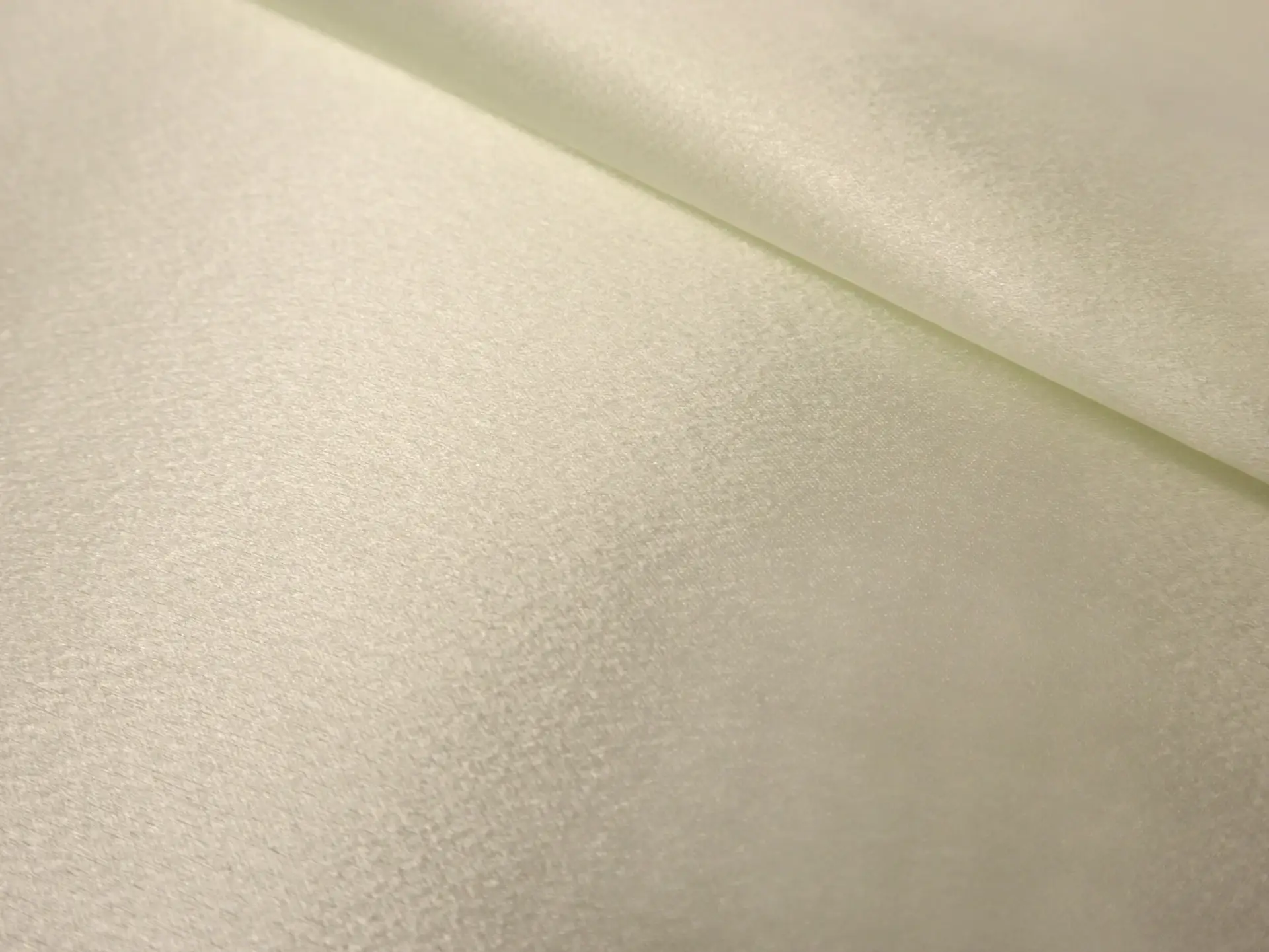 Polyester Crepe Back Satin in Ivory