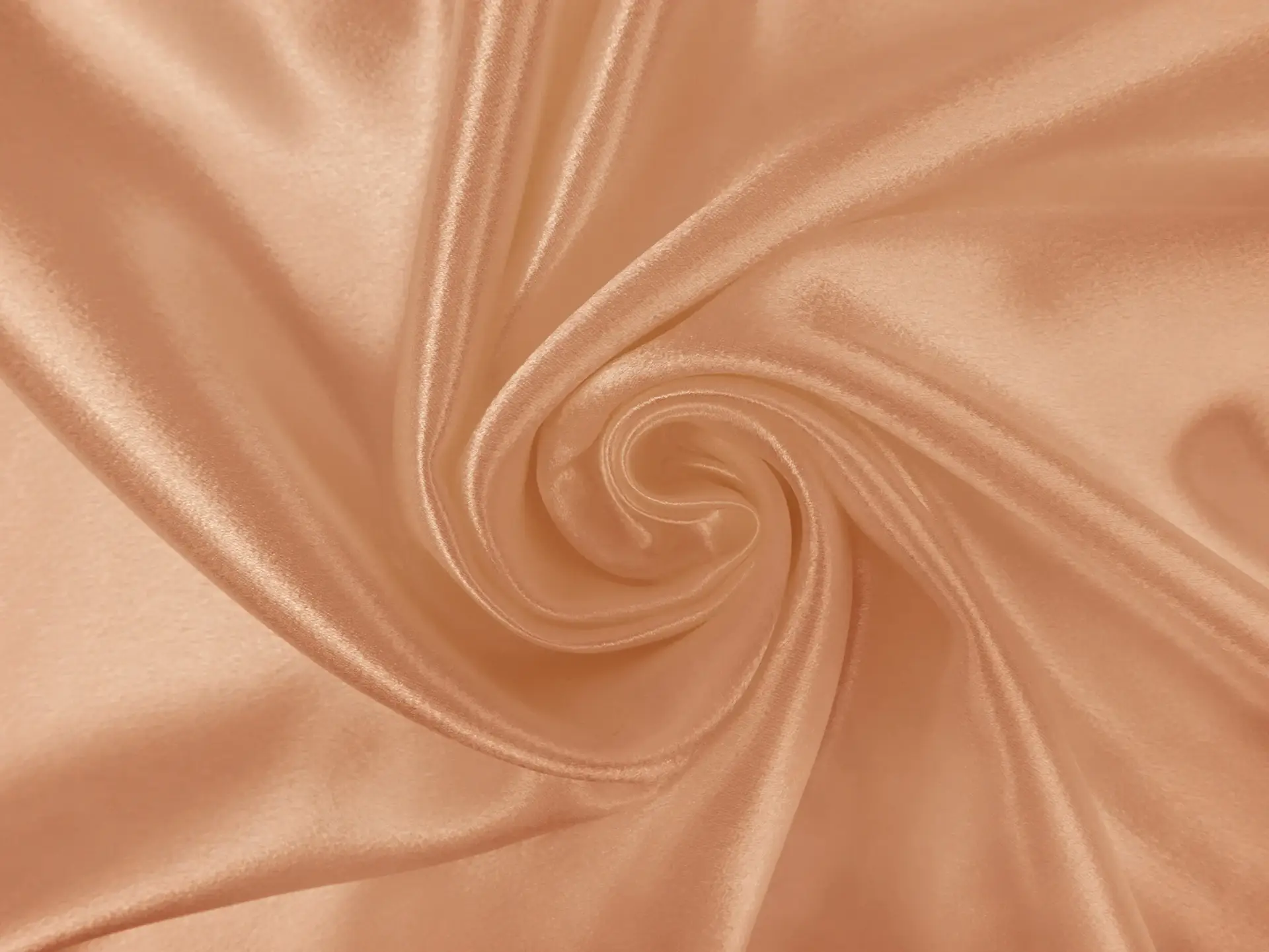Polyester Crepe Back Satin in Peach
